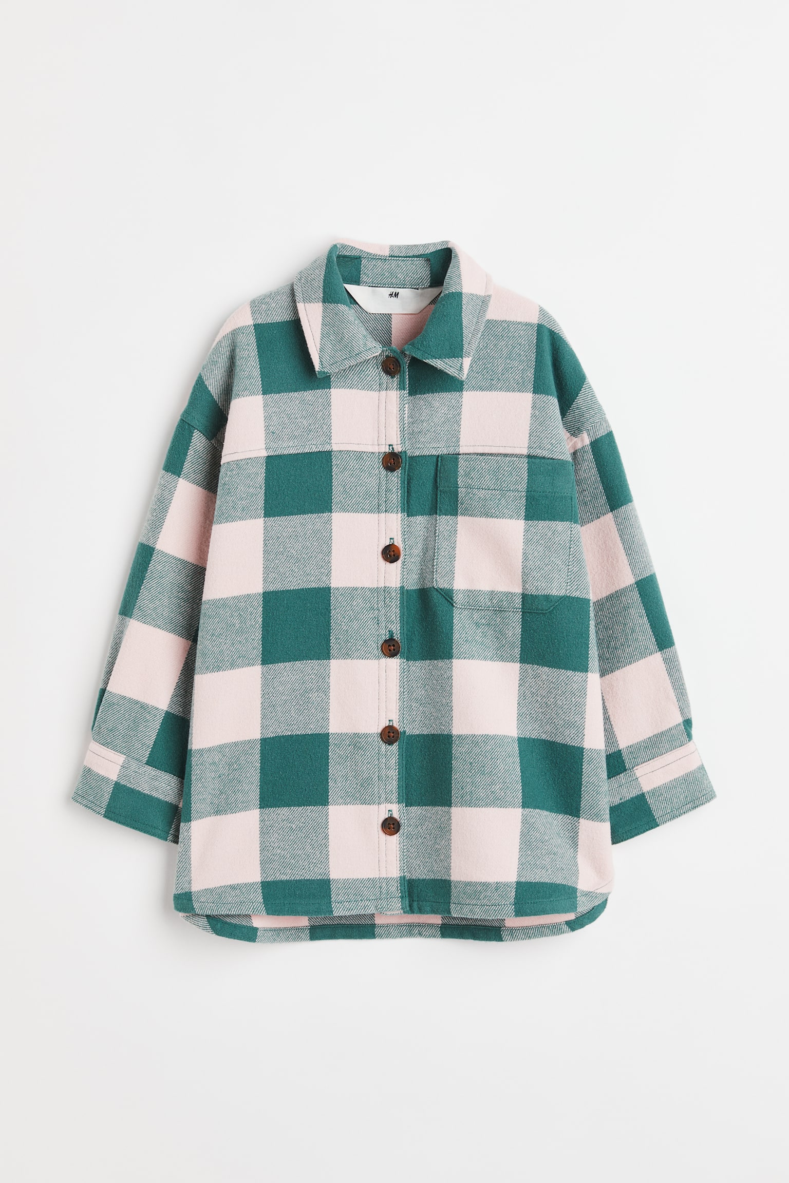 Overshirt - Turquoise/Pink check/Light pink/Check - 1