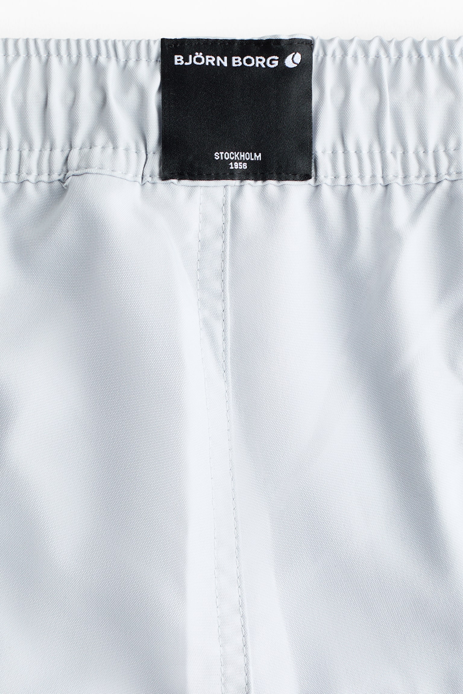 Borg Solid Swim Shorts - Grey/Light Pink/Yellow - 3