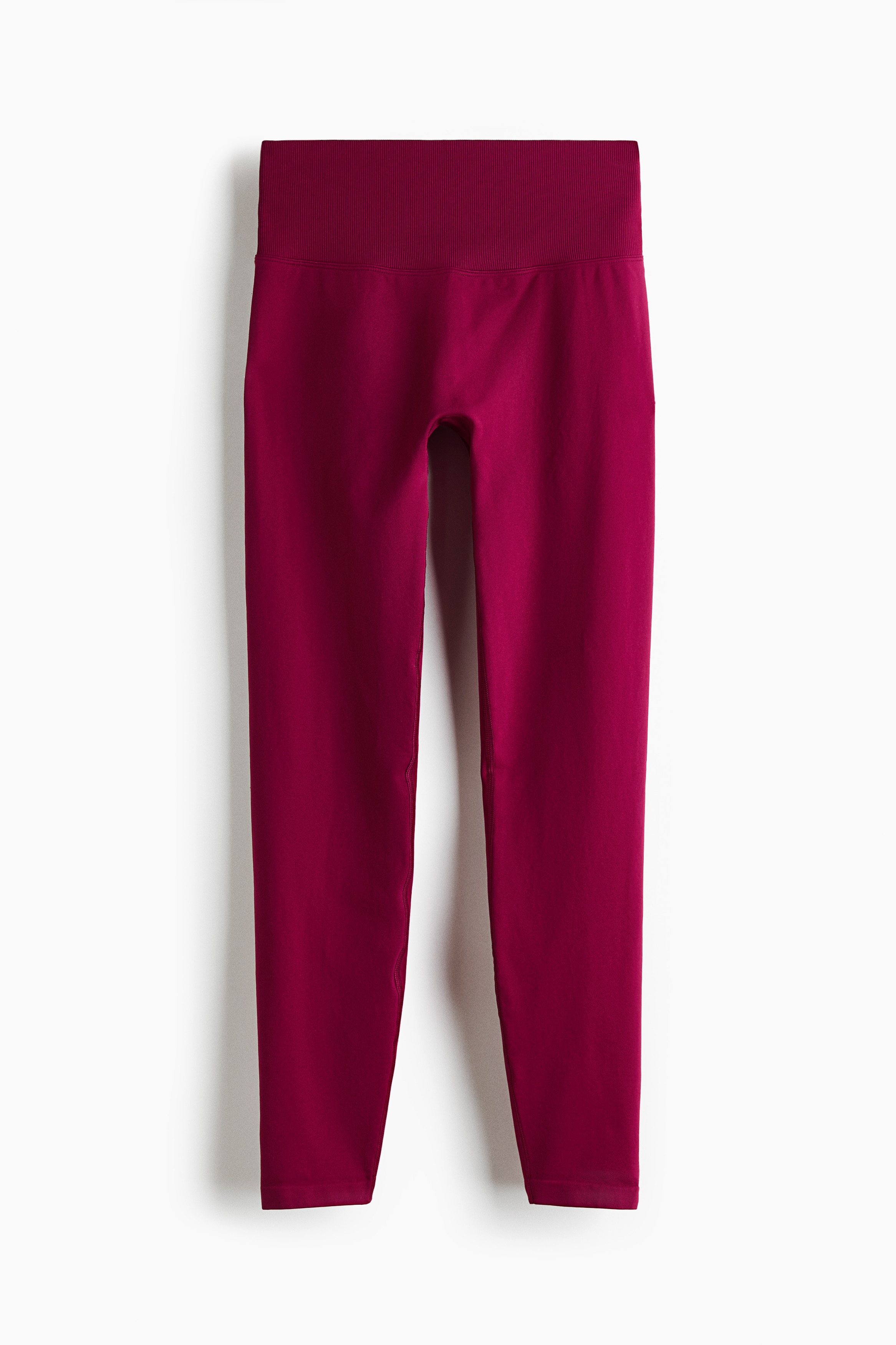 Seamless Sports Leggings with DryMove™ - Dark pomegranate/Black/Dark heather