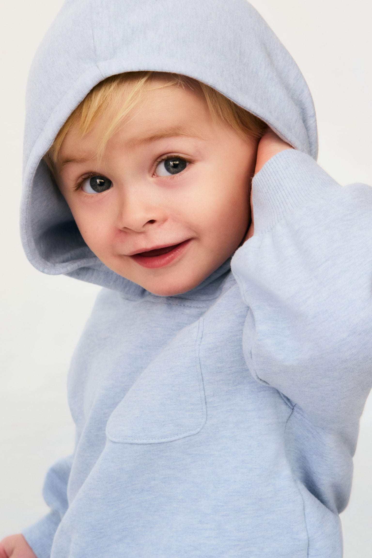 2-piece cotton sweatshirt set - Light blue - 4