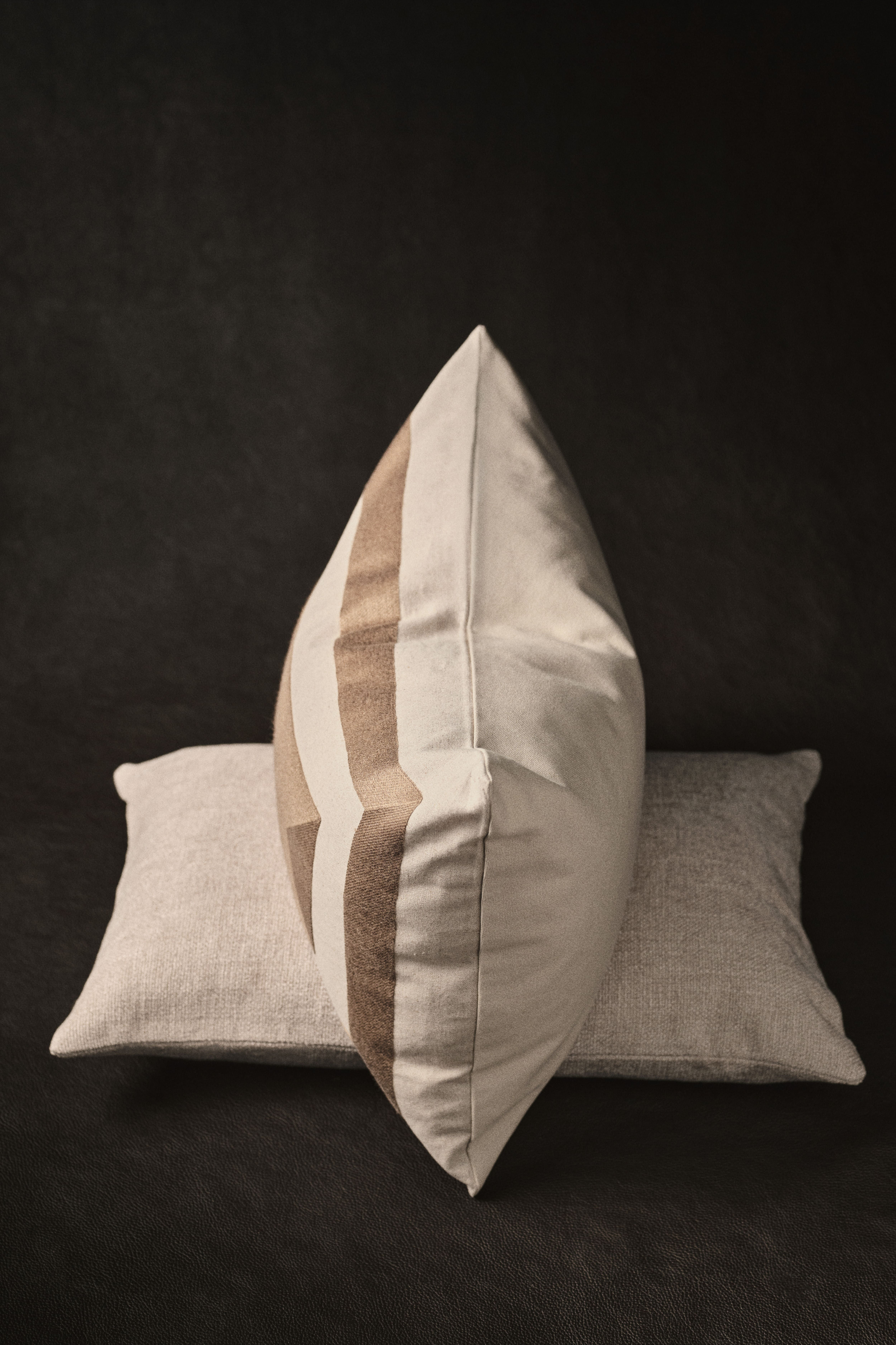 Linen-Blend Cushion Cover