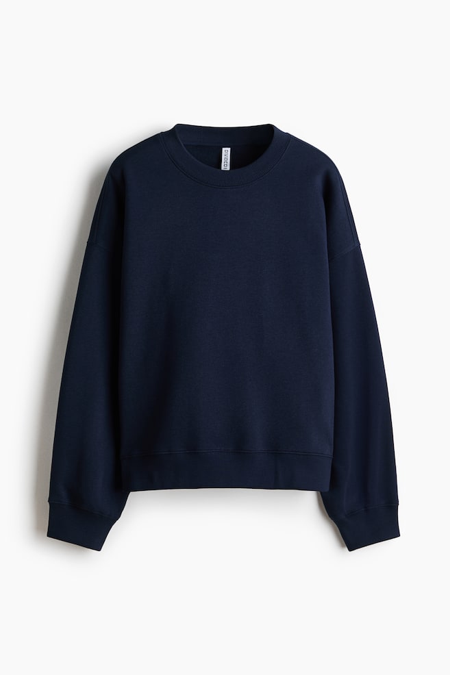 Sweatshirt mit Motivprint - Marineblau/Pflaumenlila/Graumeliert/Long Beach - 1