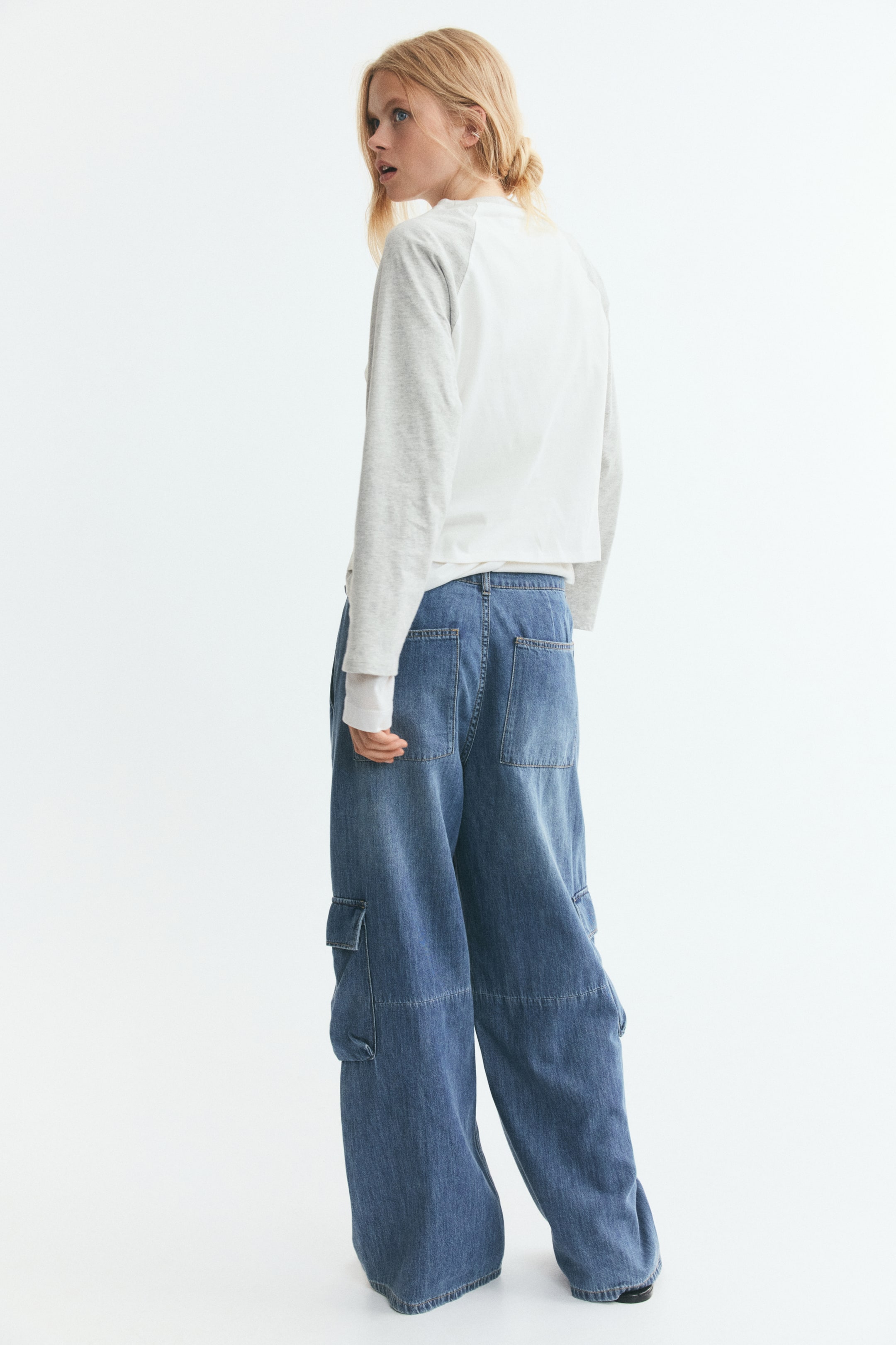 Raglan-Sleeved Cotton Top