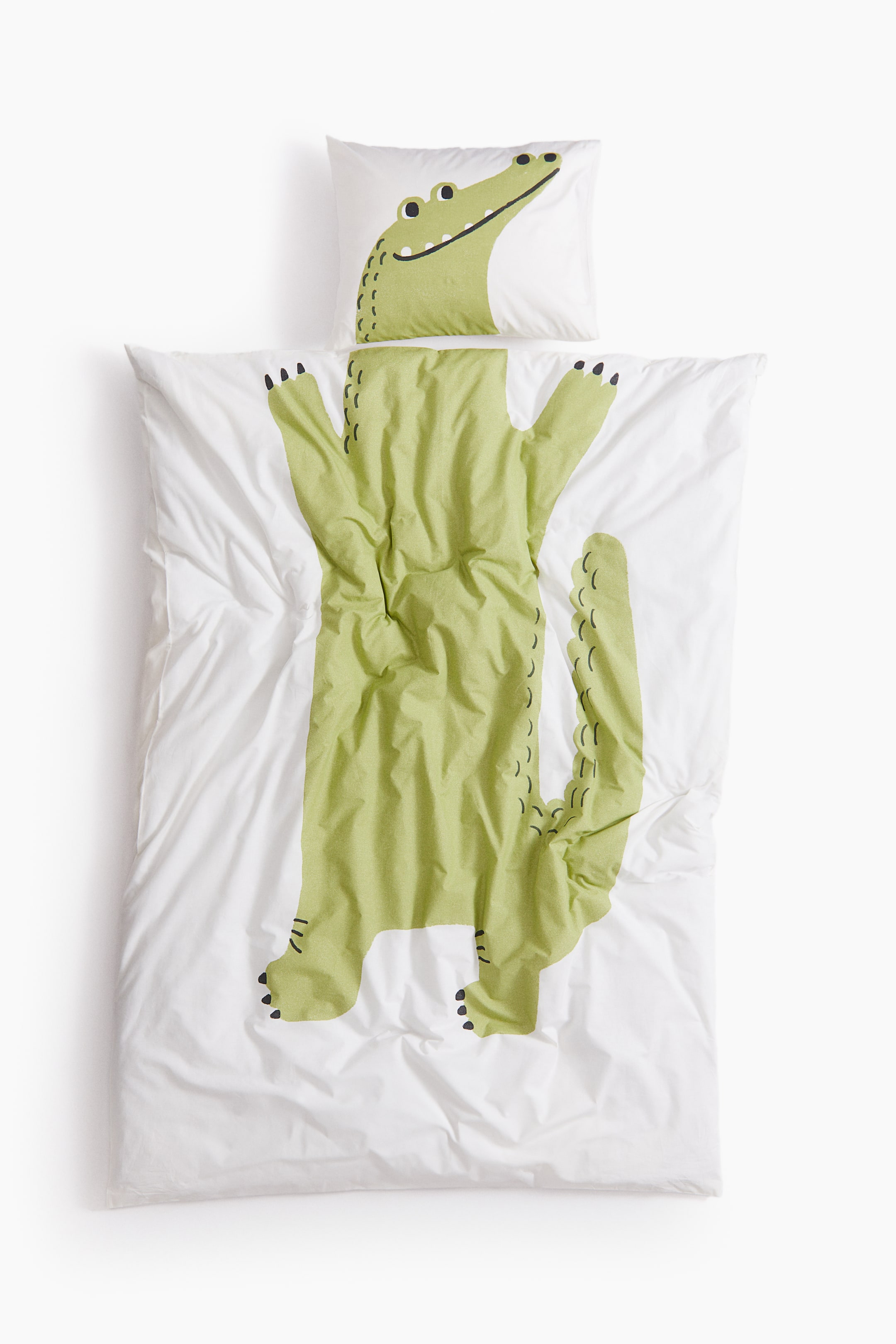 Printed Twin Duvet Cover Set