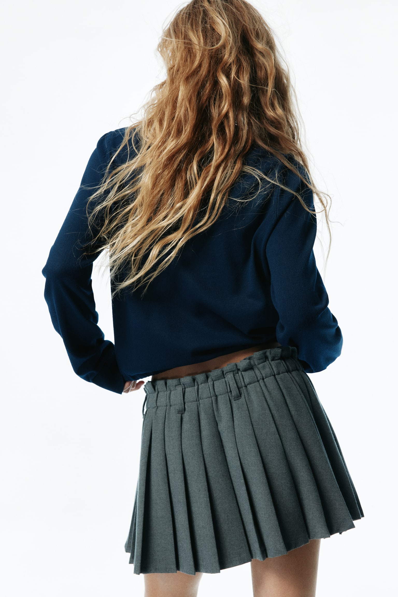 Drawstring jumper - Dark blue - 6