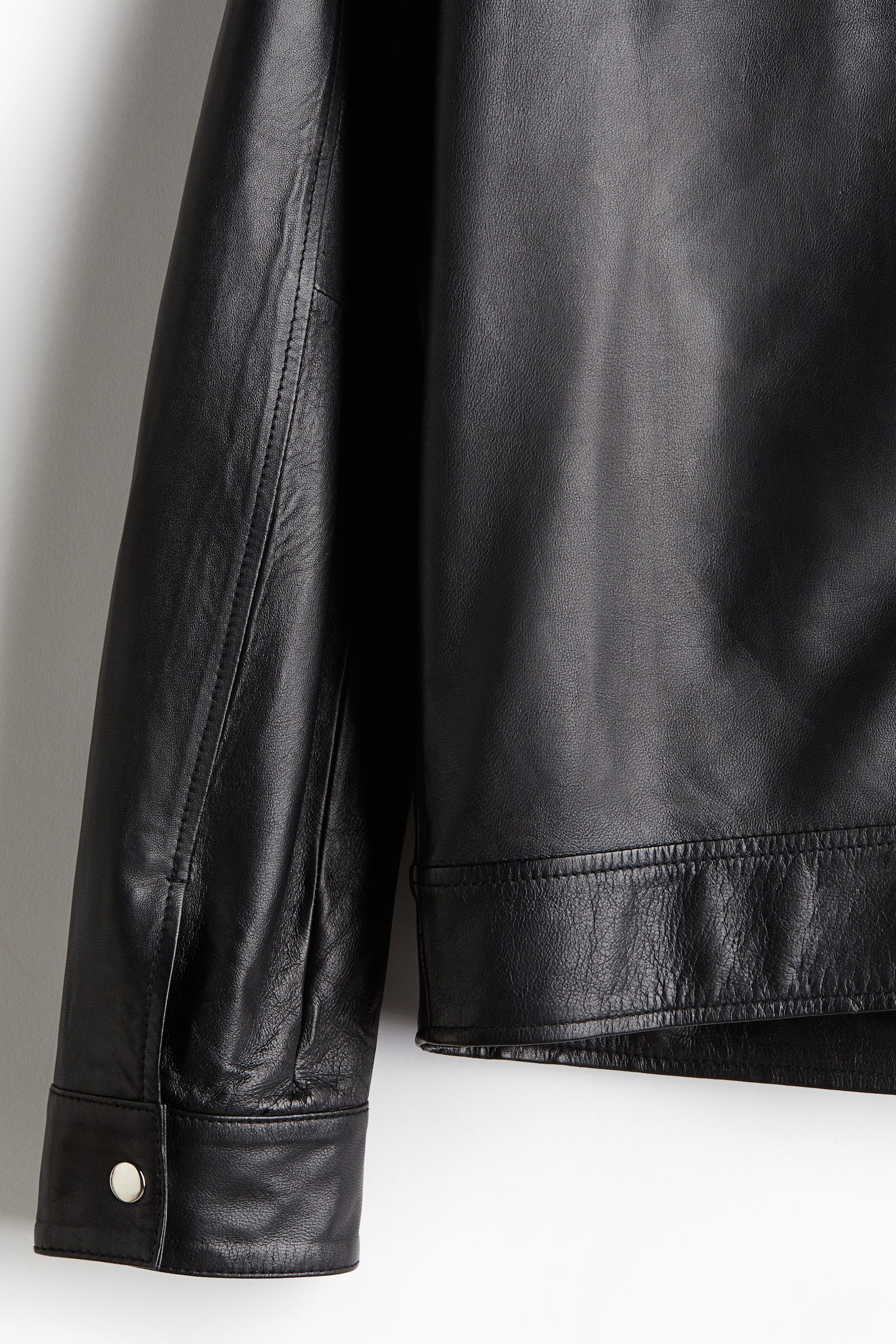 Leather jacket - Black - 6