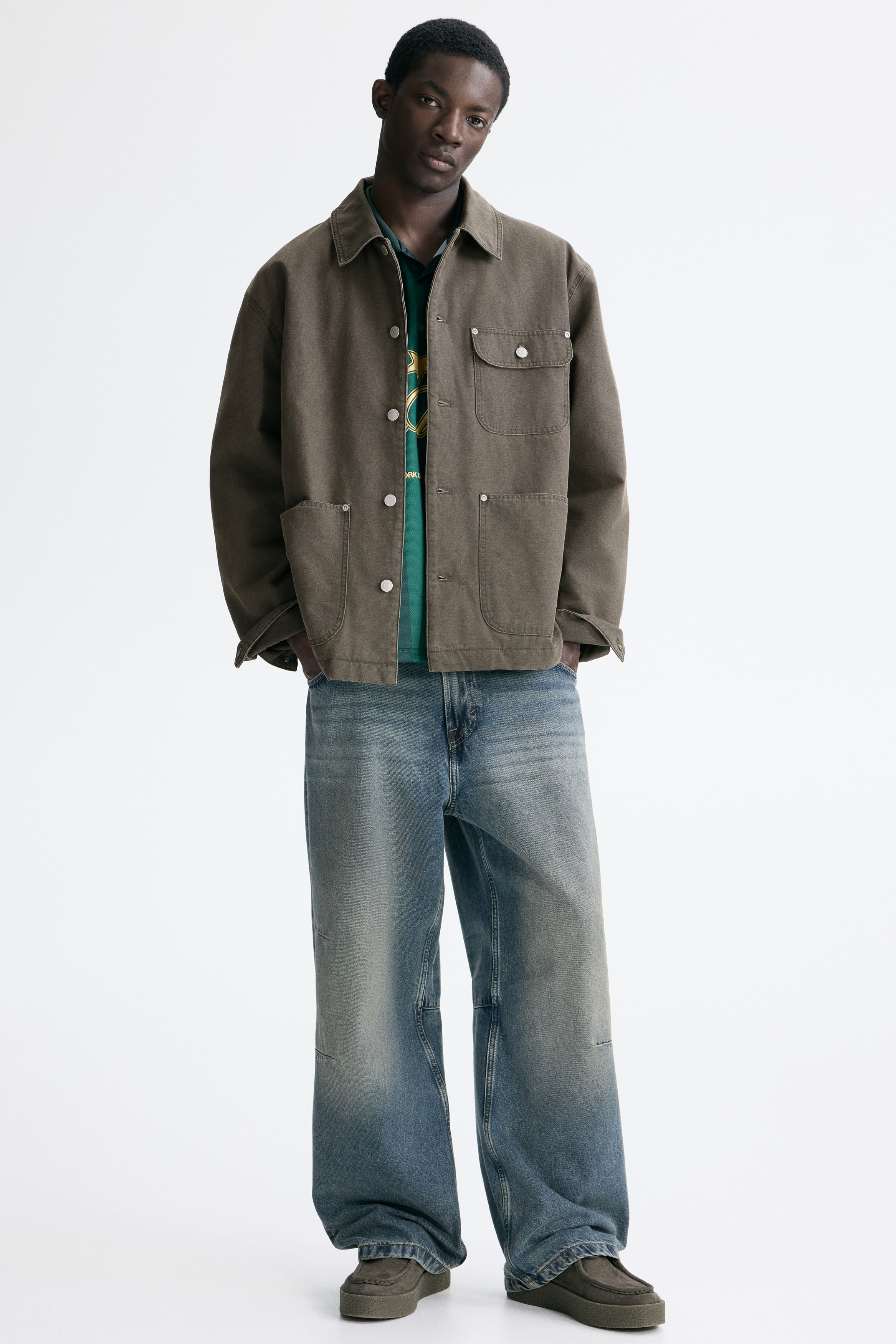 キャンバスジャケット&ベスト |ワックス、コットン、トラッカー | H&M JP