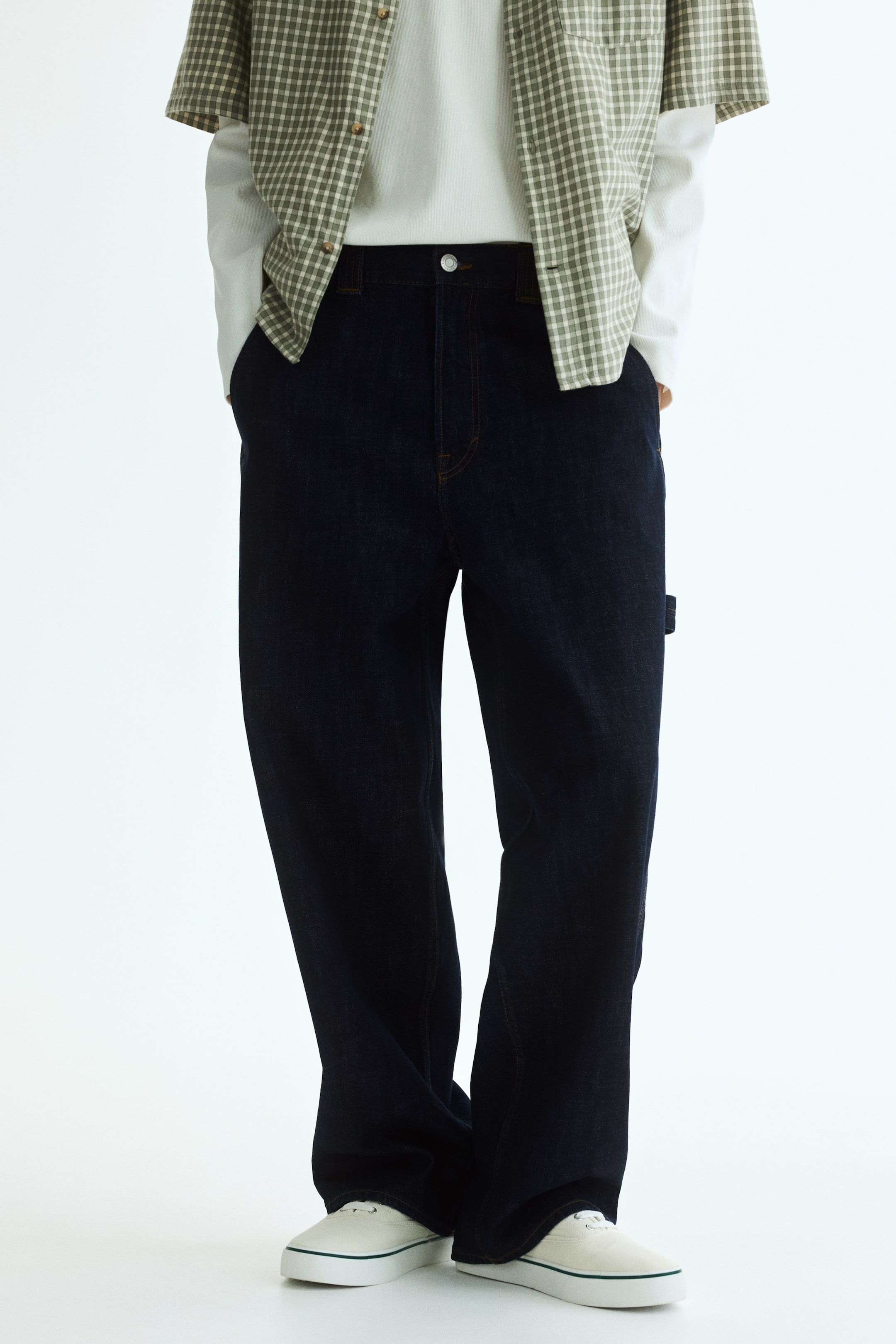 Мужские джинсы H&M Baggy Carpenter Jeans — фото 4
