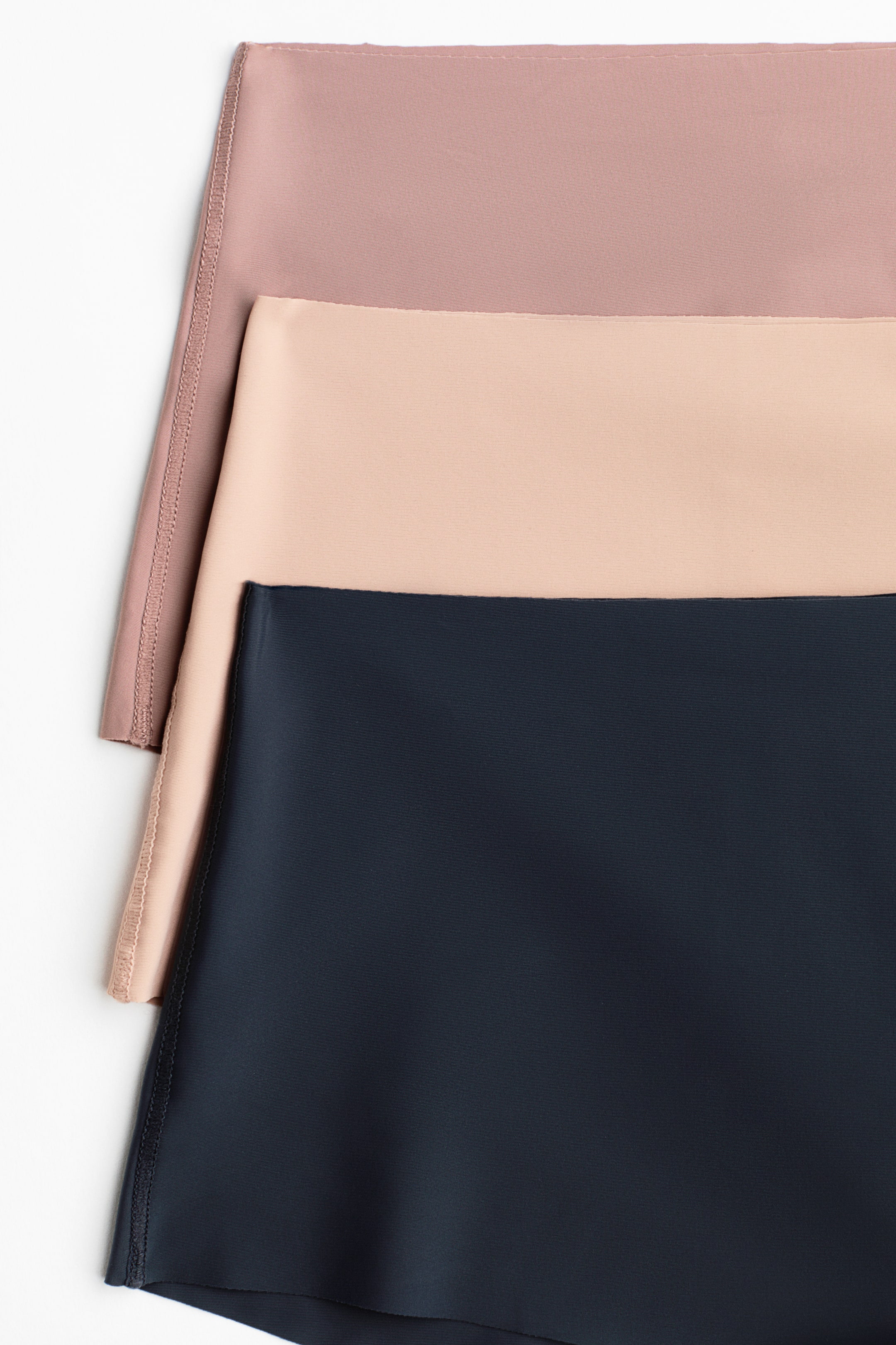 View larger image: 3-pack microfibre shortie briefs - Dark blue/Dusty pink - Ladies | H&M IN 3