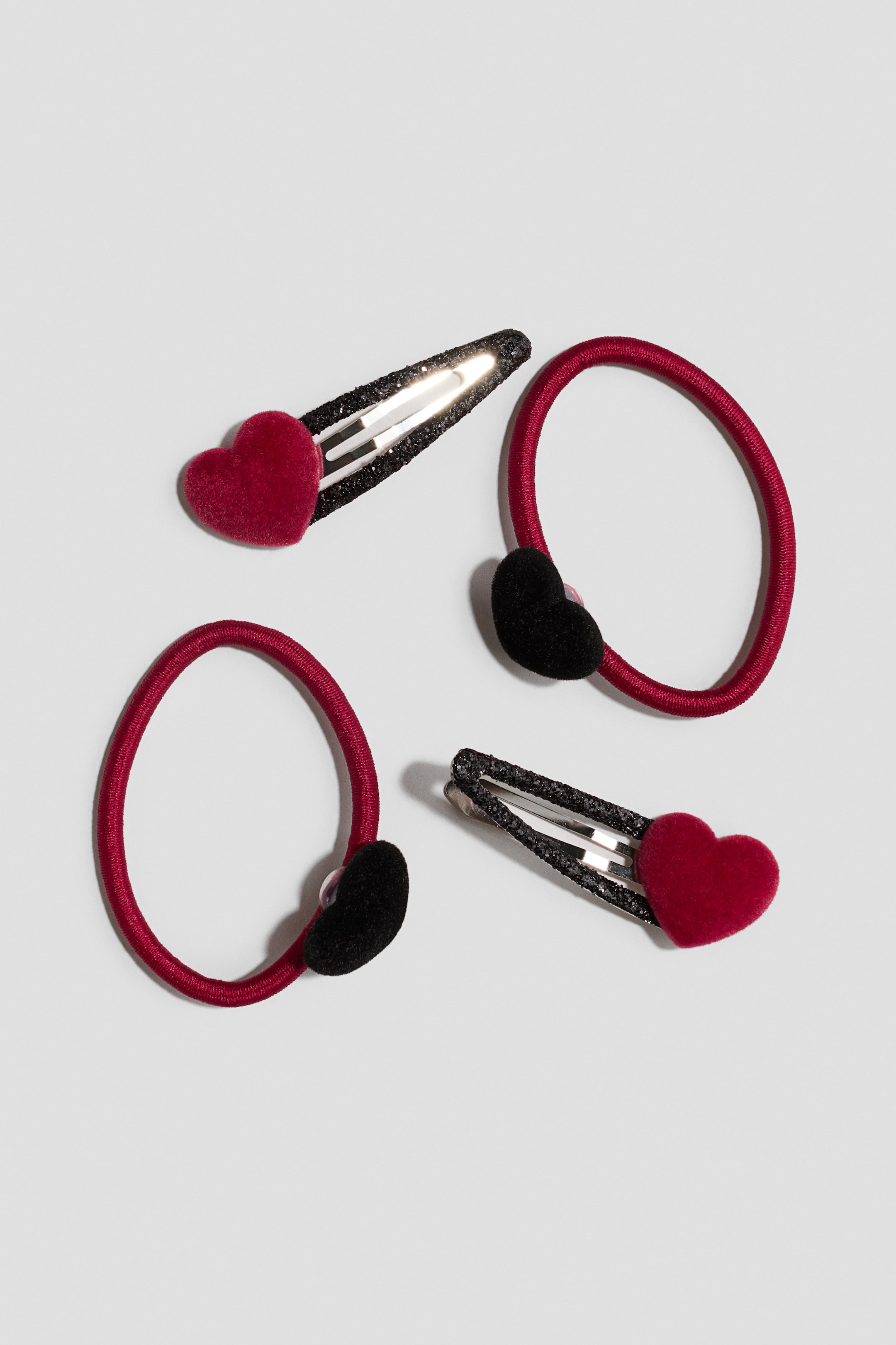 4-Piece Appliquéd Hair Set