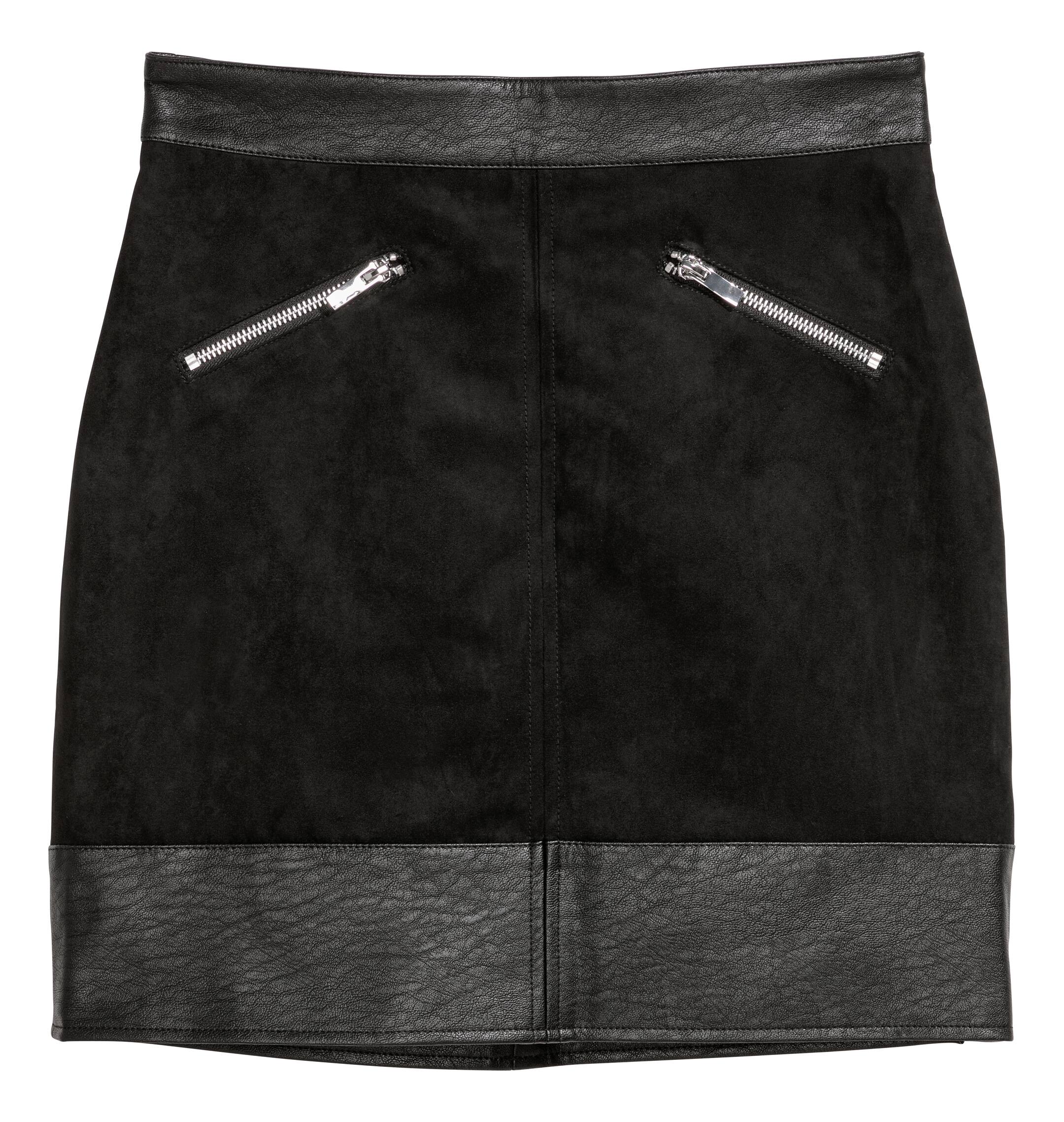 A-line skirt - Short - Black - Ladies | H&M GB