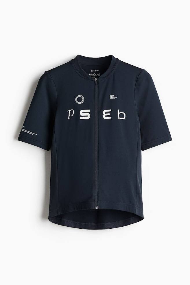 Top vélo léger DryMove™ - Bleu foncé/Crème - 1