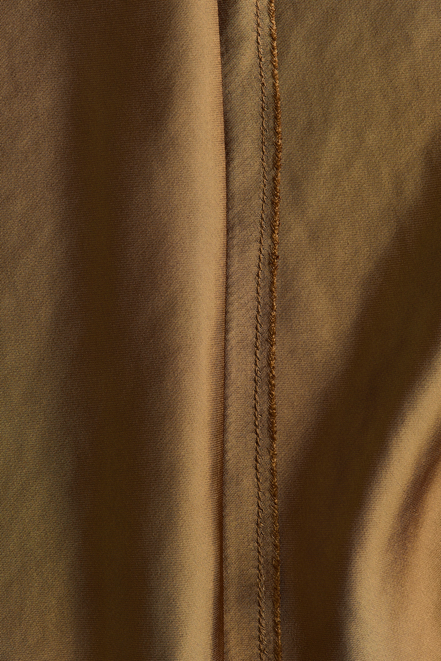 Женское платье H&M Satin Midi, цвет: Тёмный бежевый — фото 7