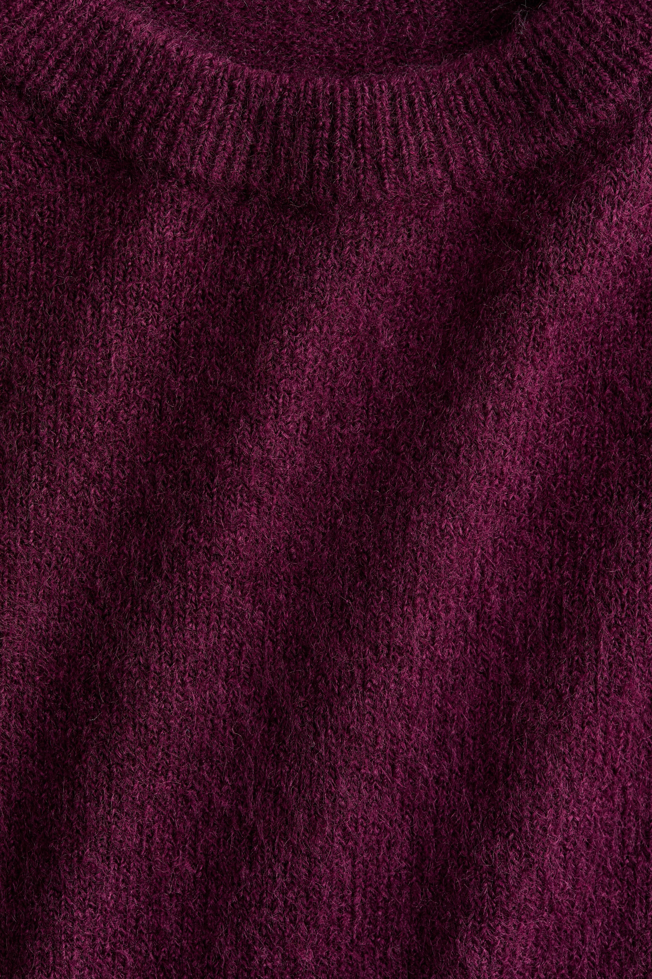 View larger image: Fine-knit jumper - Plum purple - Ladies | H&M 2