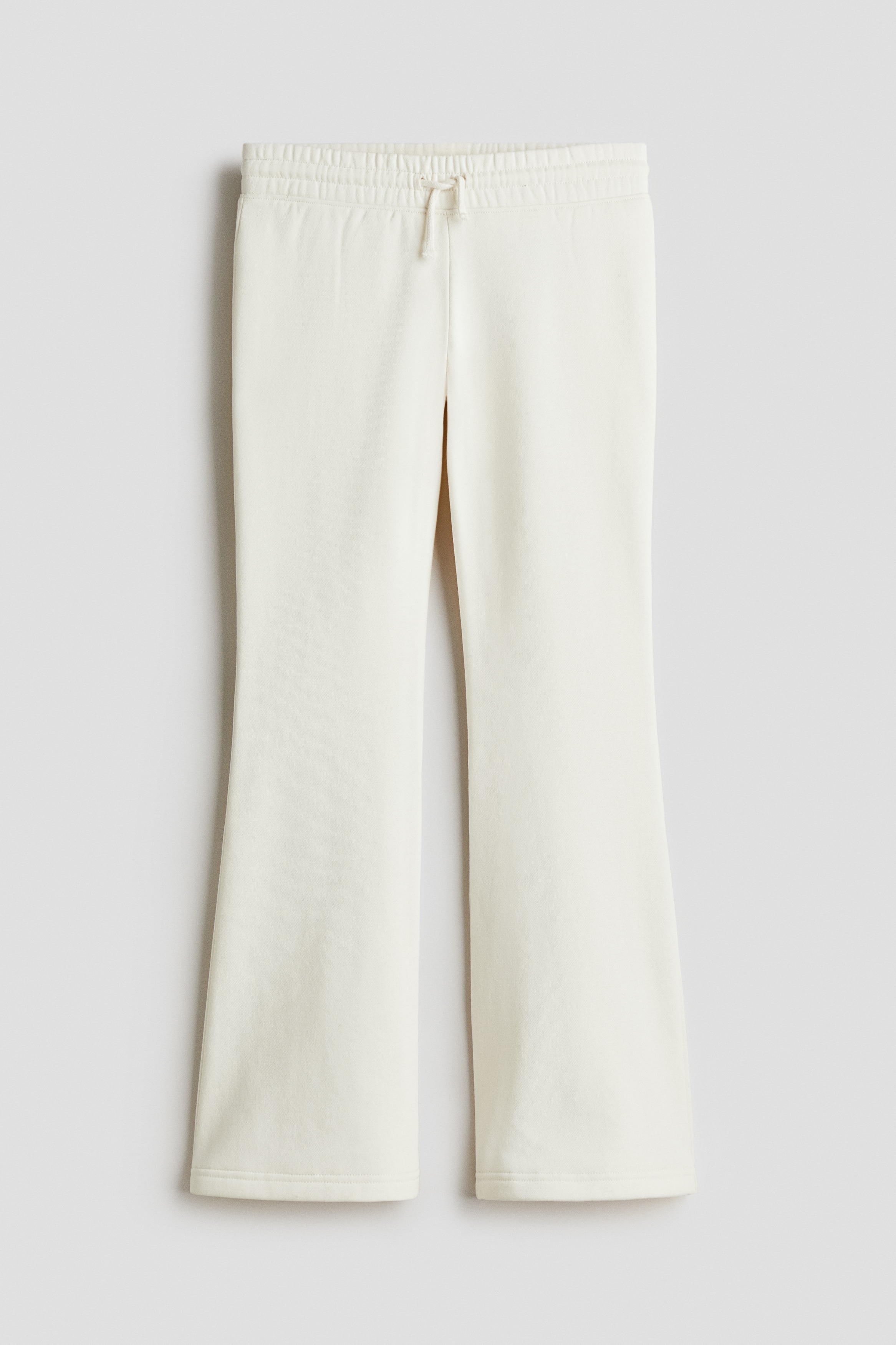 Utsvingt joggers - Hvit/Sort/Lys gråmelert/Lys blå