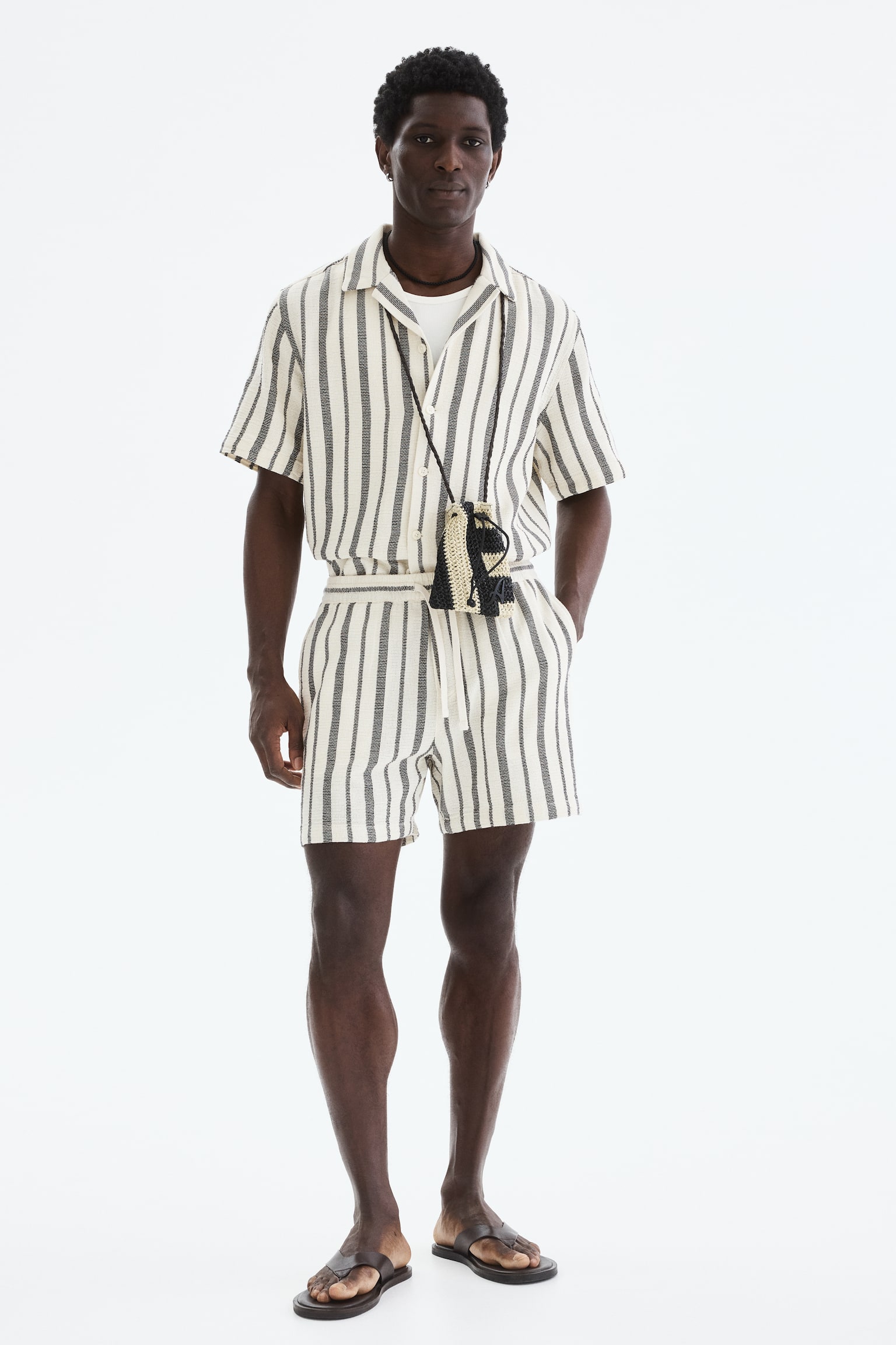 Regular-Fit Shirt - Black/striped/Dark brown/striped/Dark red/striped - 5