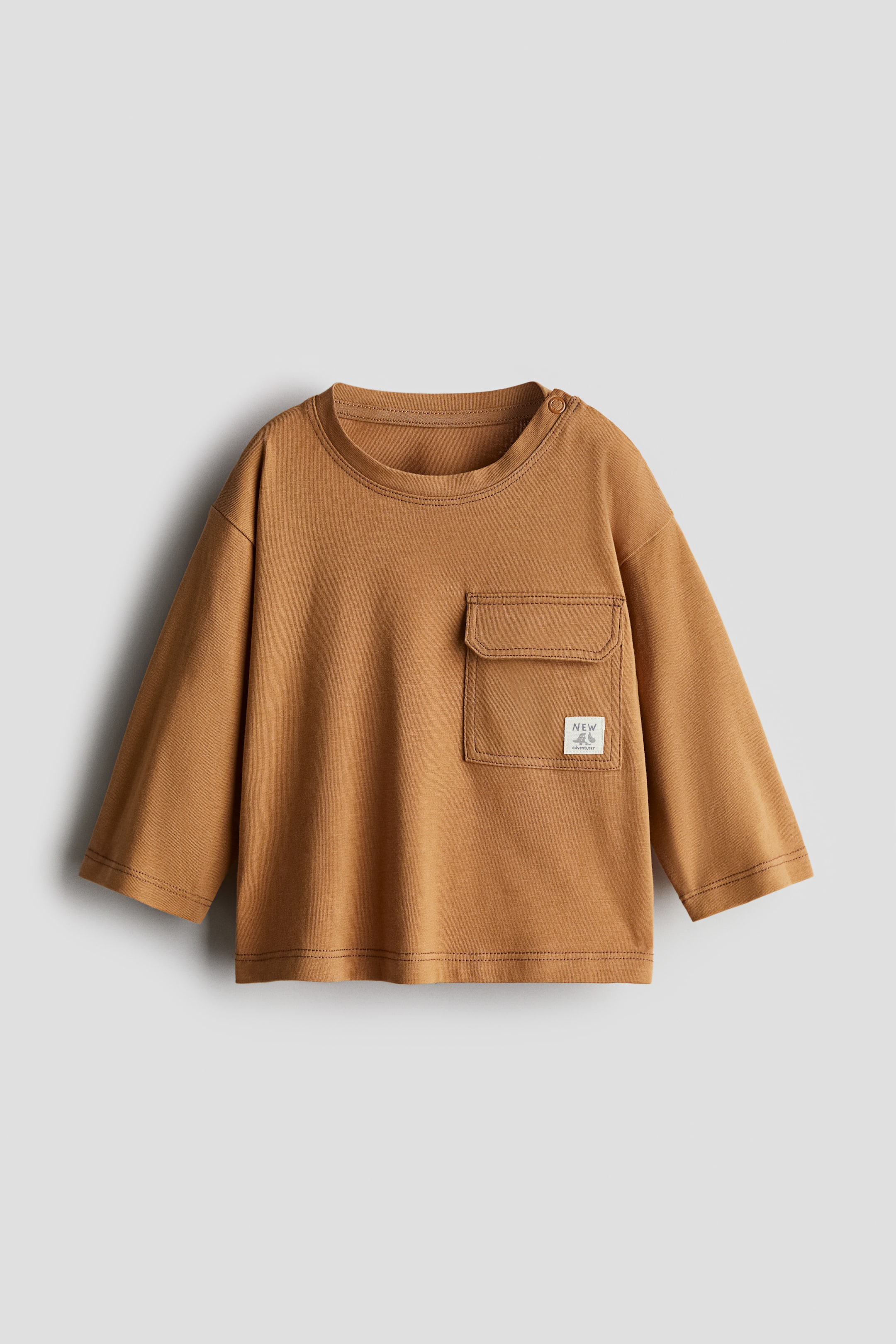 Pocket-Detail Jersey Shirt