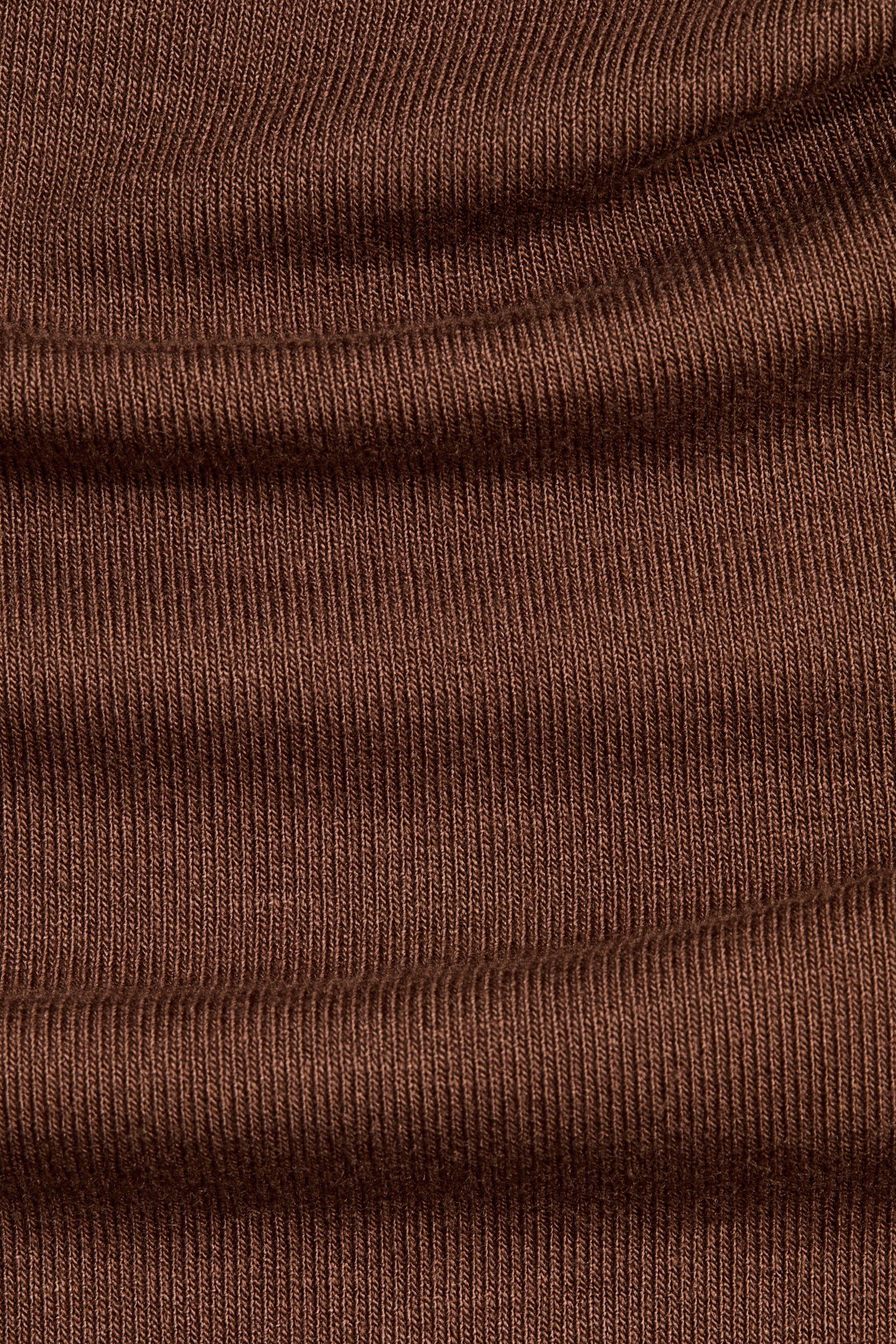 Top drapeado de punto - Café/Verde tenue claro/Beige claro/Lunares - 4