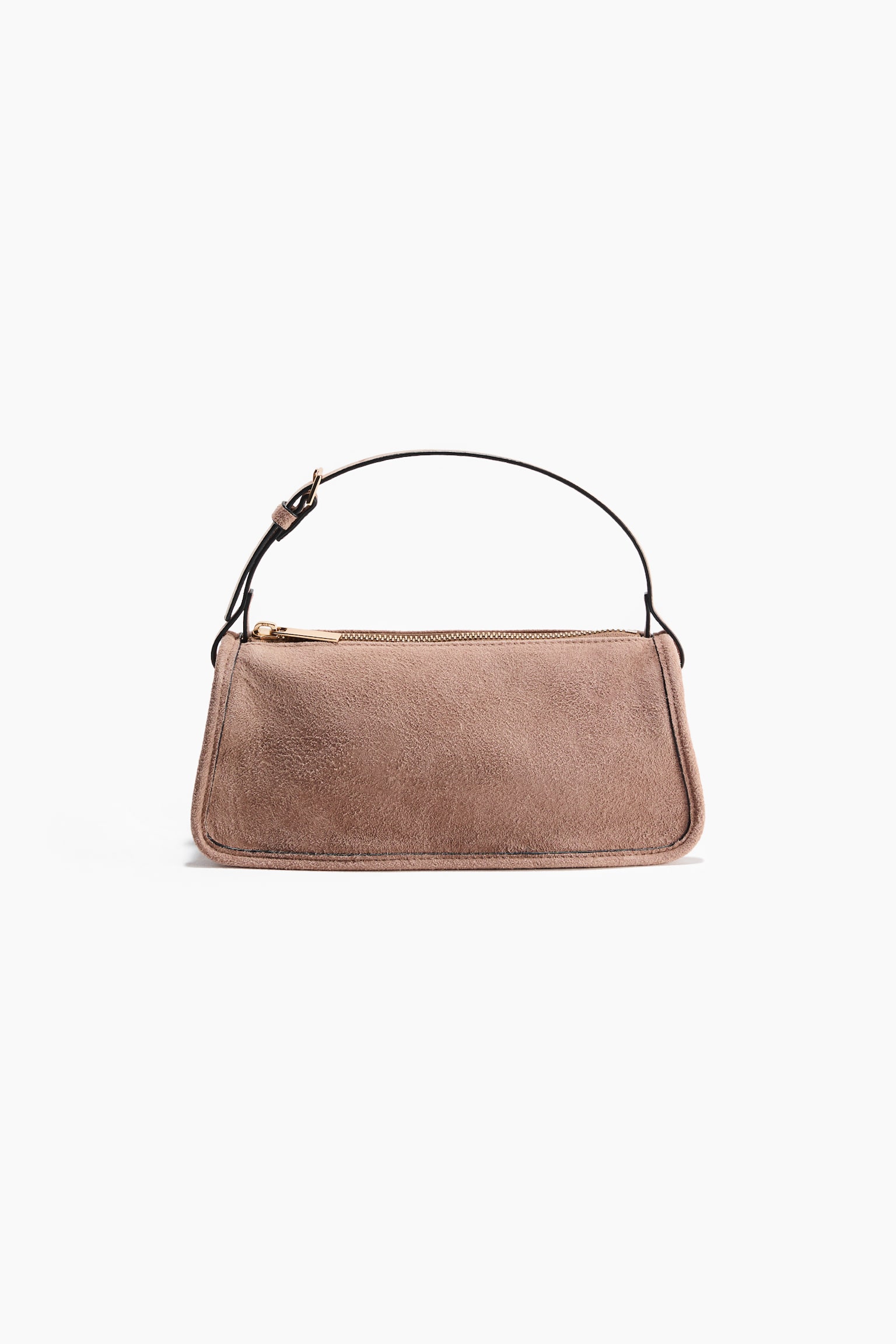 Leather handbag - Mole/Dark brown/Black - 1