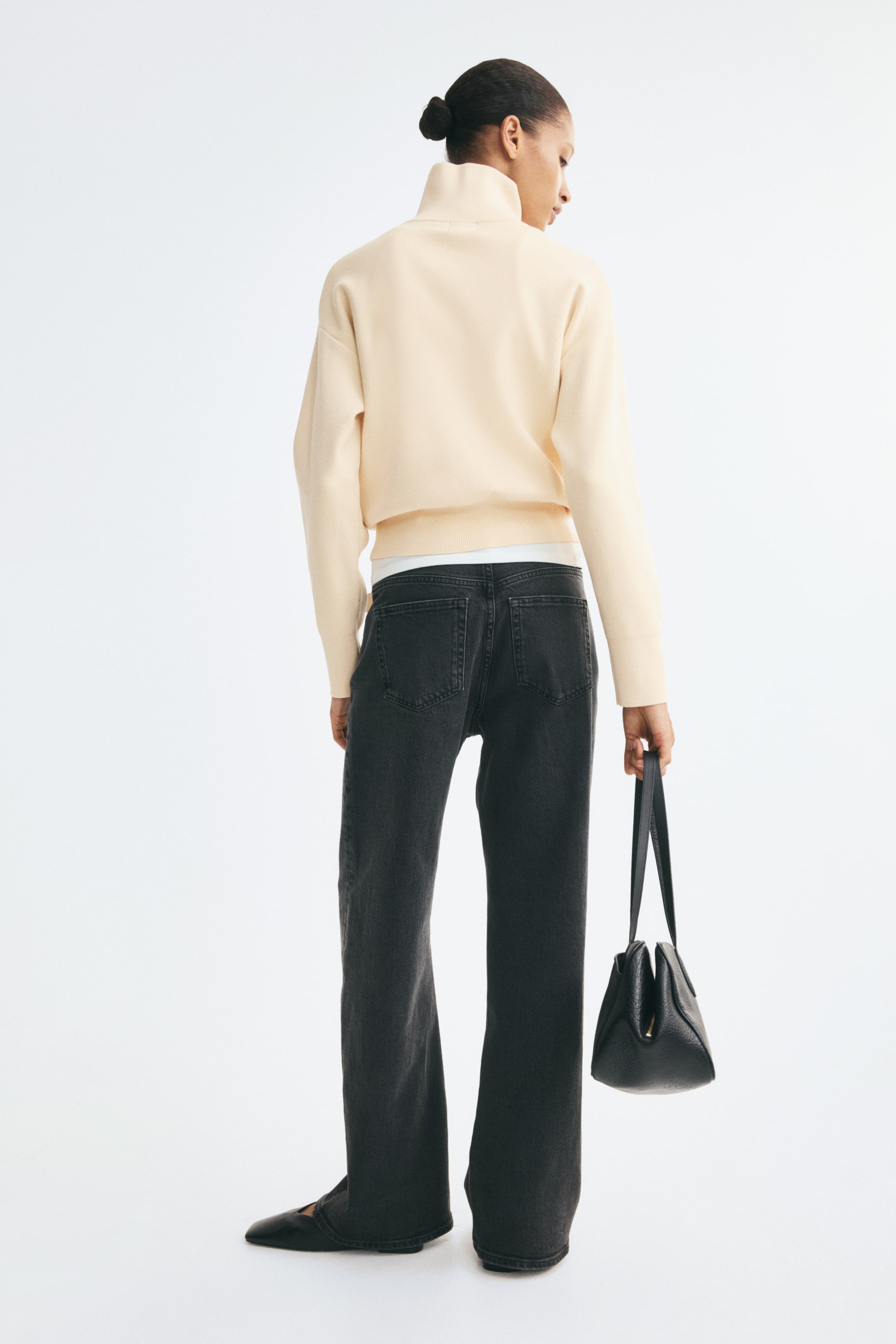 Fine-Knit Half-Zip Sweater