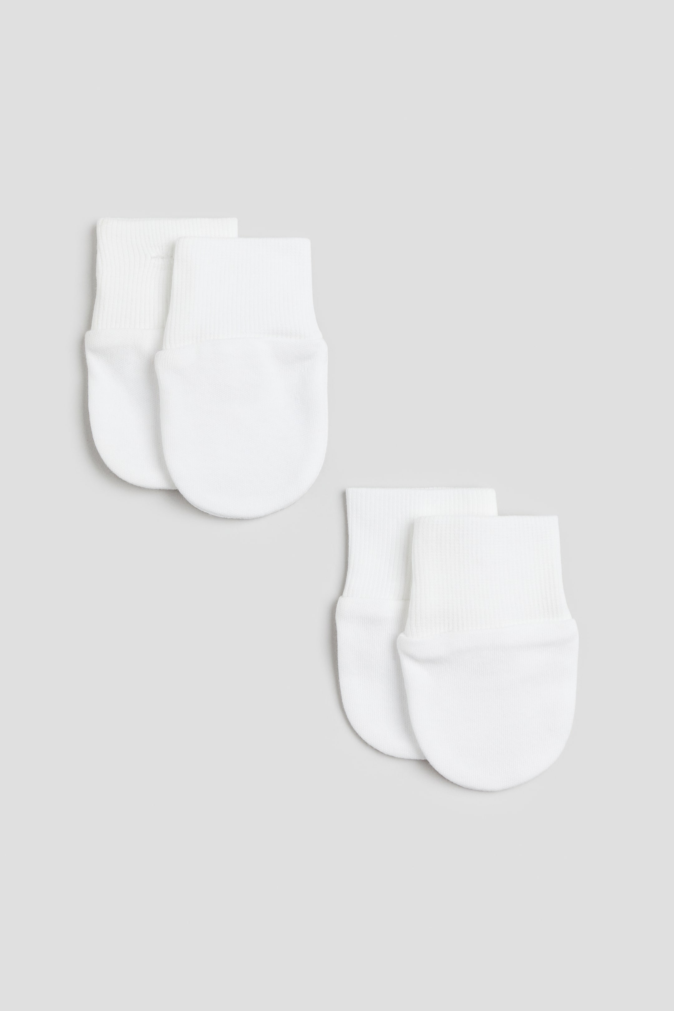 2-pack Cotton Jersey Scratch Mittens