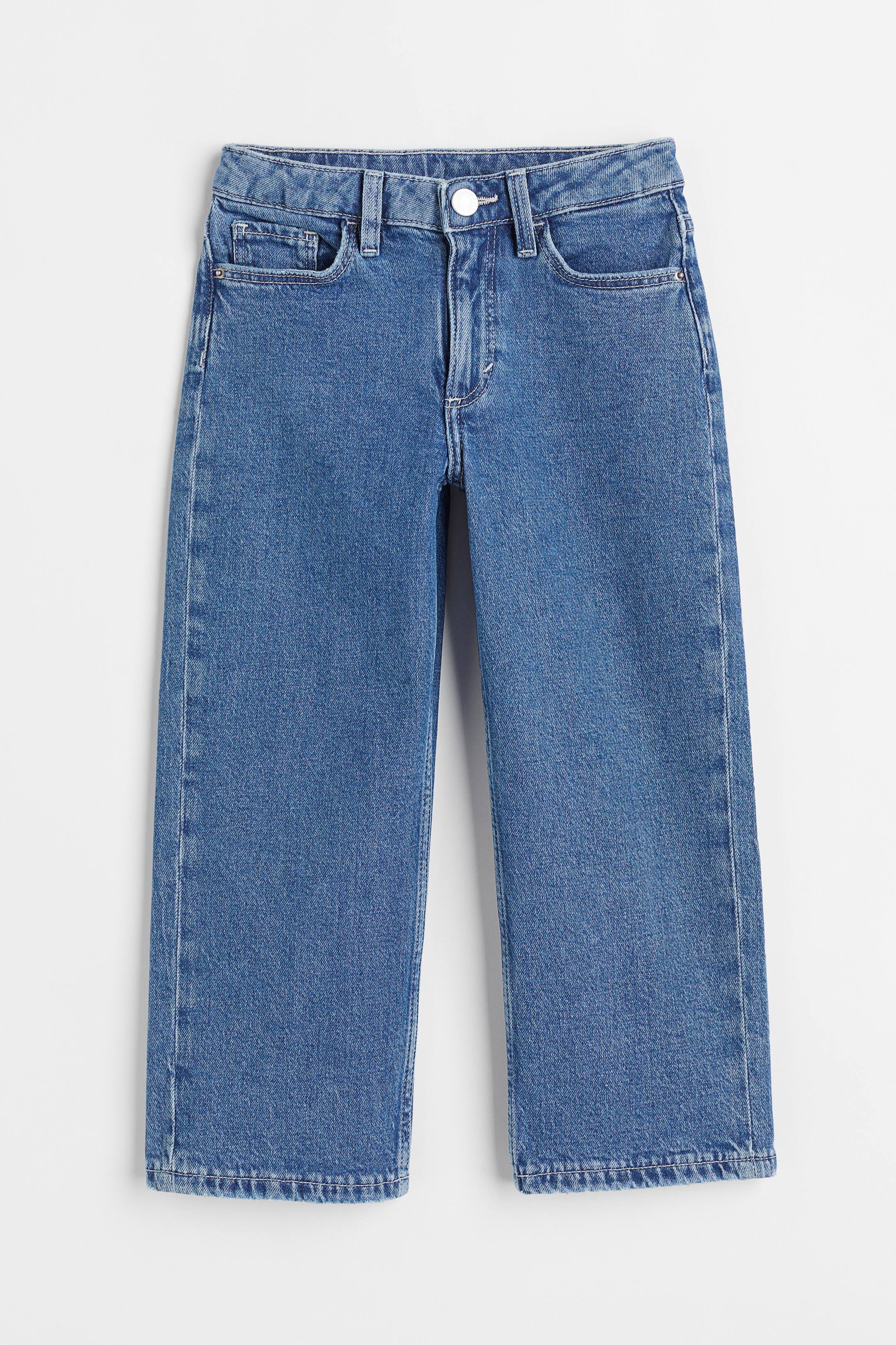 Wide Leg Jeans - Denim blue - Kids | H&M GB