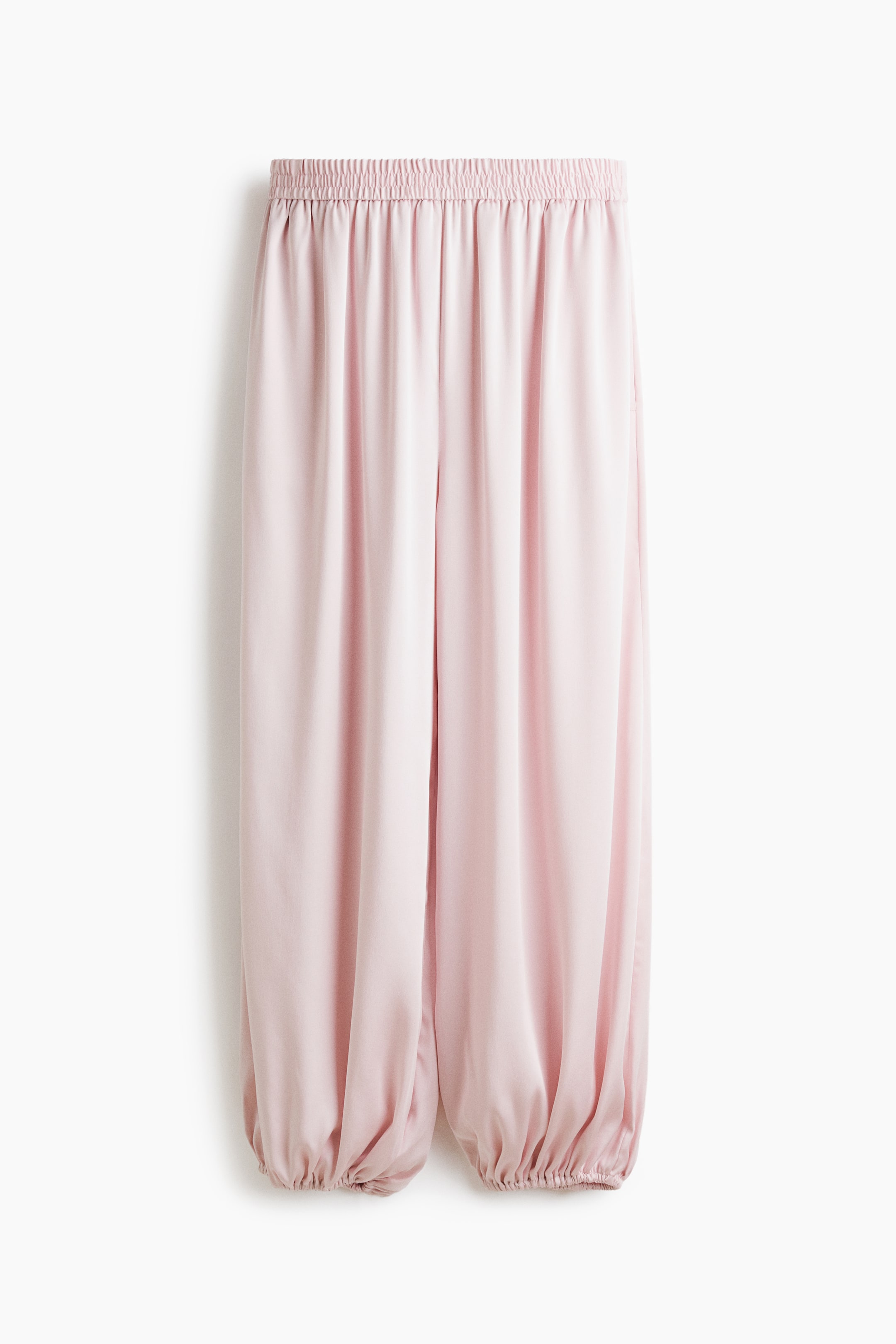 Grotere afbeelding bekijken: Satijnen ballonbroek - Lichtroze - DAMES | H&M NL 1