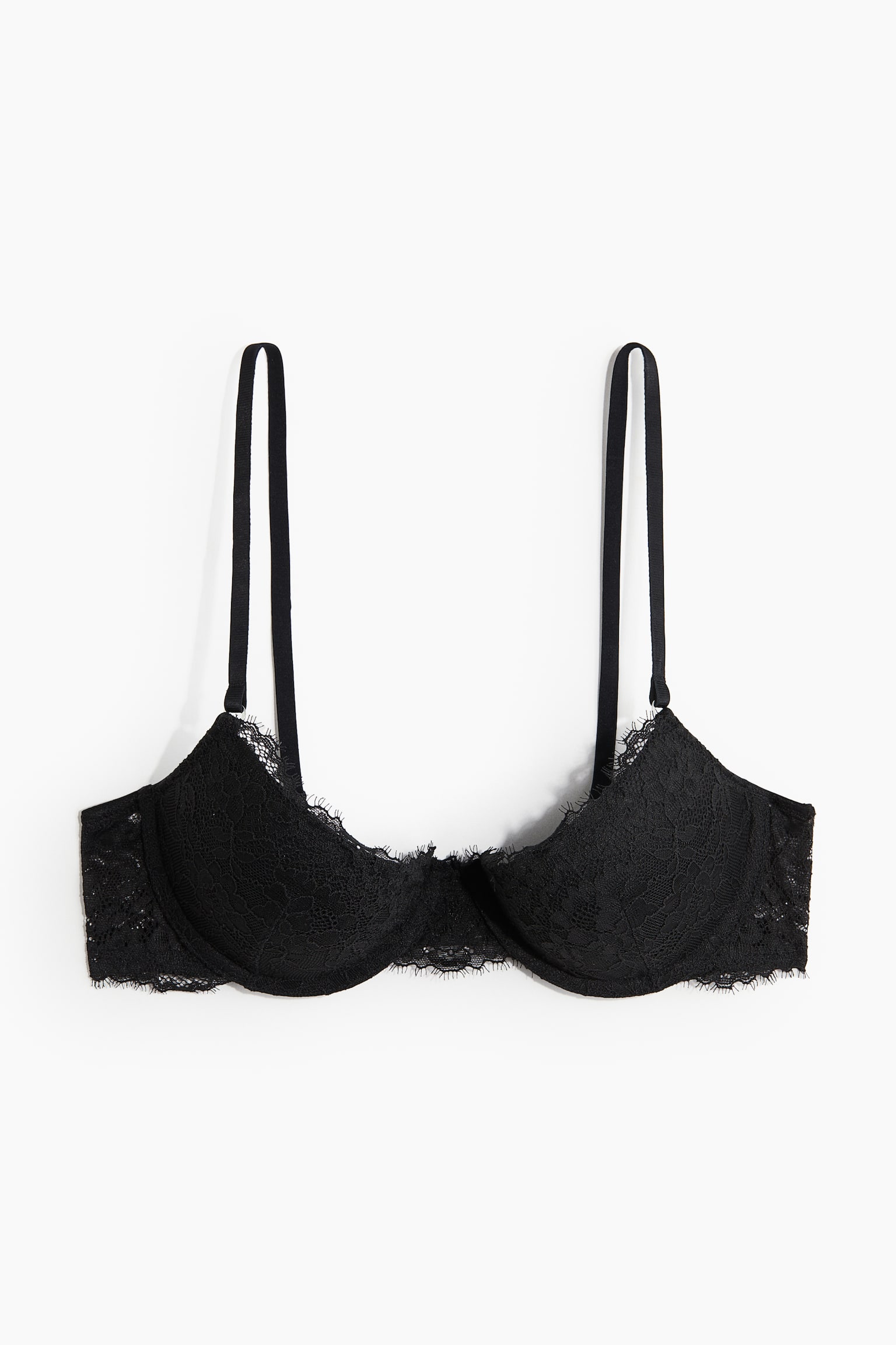 Lace push-up bra - Black/White/Navy blue/Dusty blue - 1