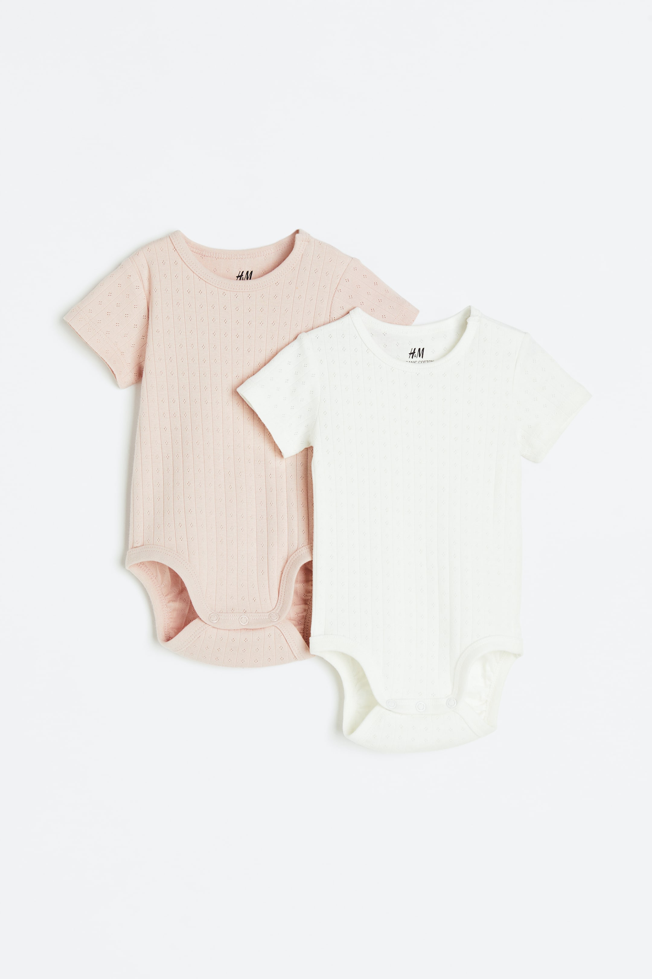 2-pack Pointelle Bodysuits