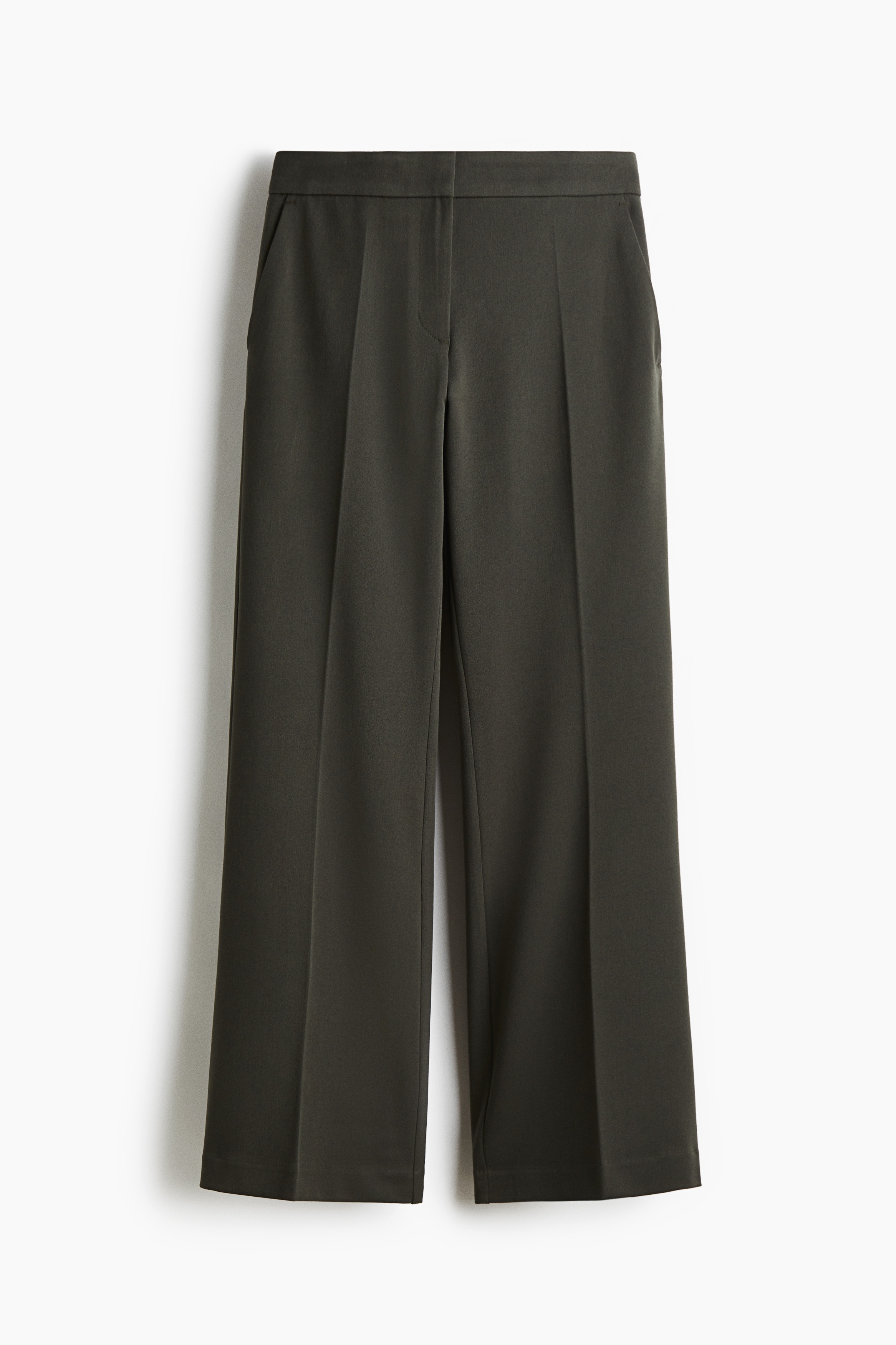 Flared Dress Pants - Dark dusty green/Black/Dark brown/Charcoal gray/Brown