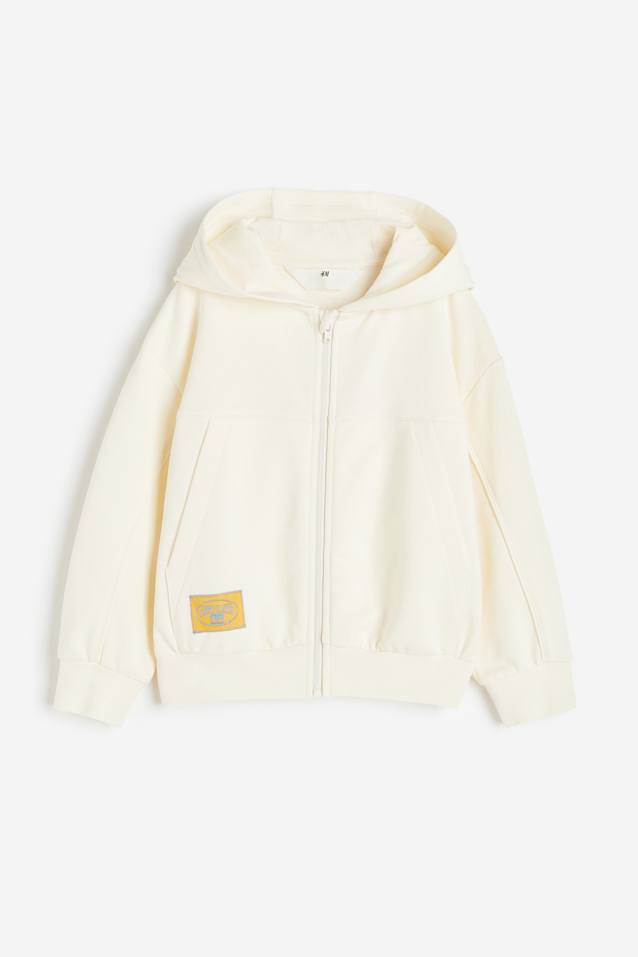 이미지 확대 보기: 집업 후디 - 화이트 - Kids | H&M KR 1