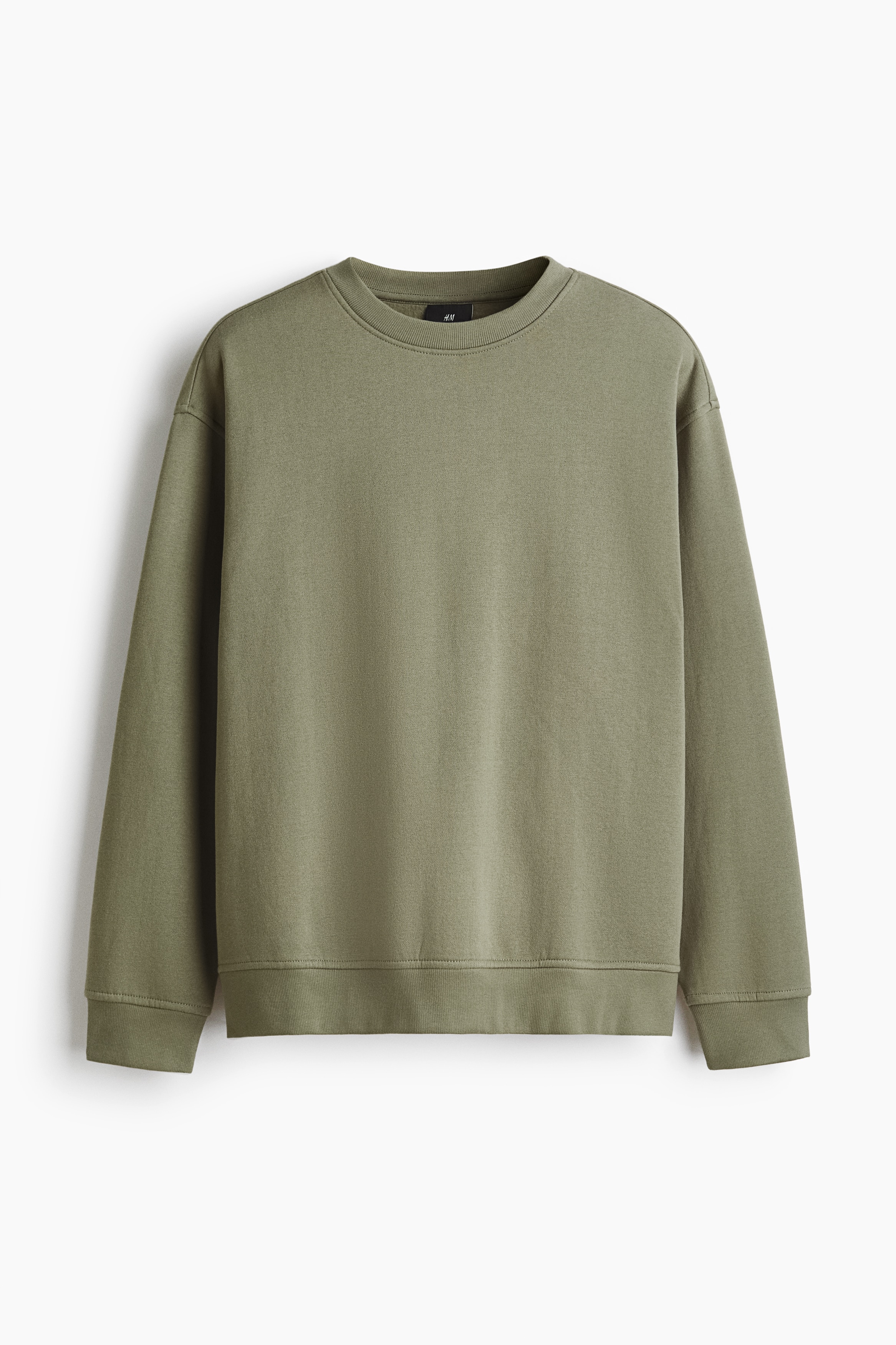 Loose Fit Sweatshirt - Dusty khaki green/Black/Brown/Dark grey/Dark blue/Green/Grey marl/Dusty blue/Light grey/Brown/Plum/White/Green