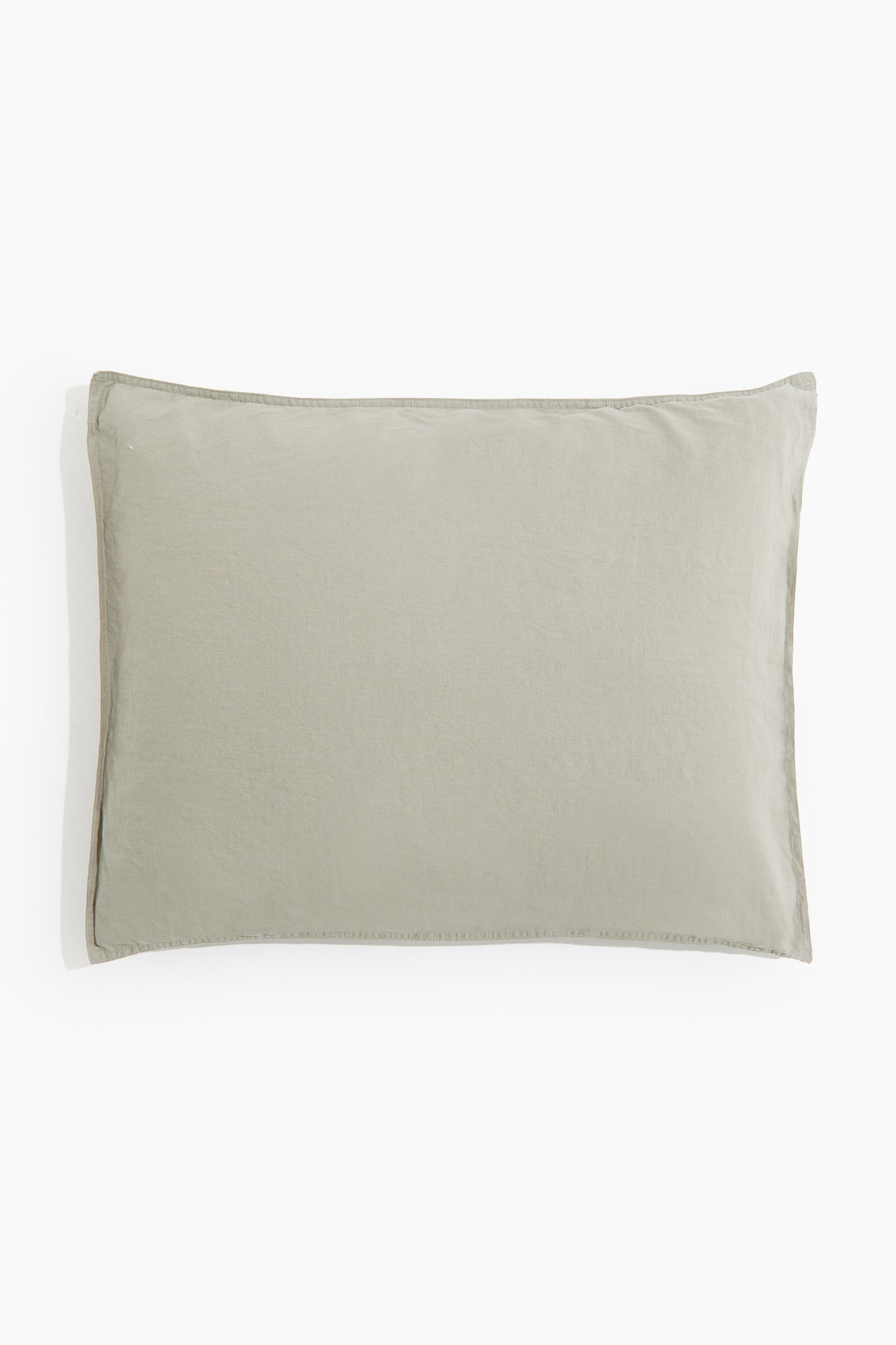 Washed Linen-blend Pillowcase