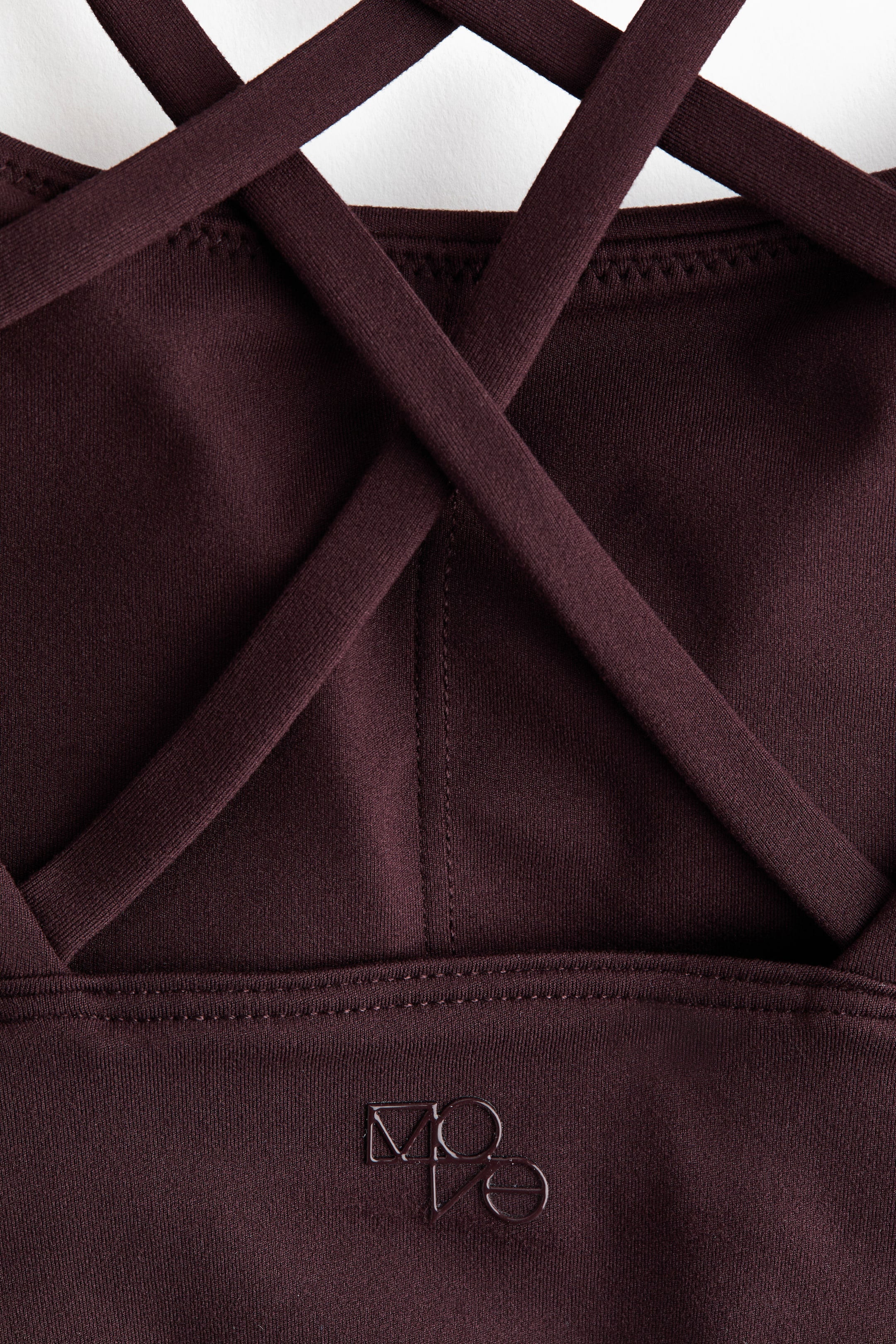 Vis større bilde: Medium Support Sports-BH med SoftMove™ - Chocolate plum - DAME | H&M NO 2