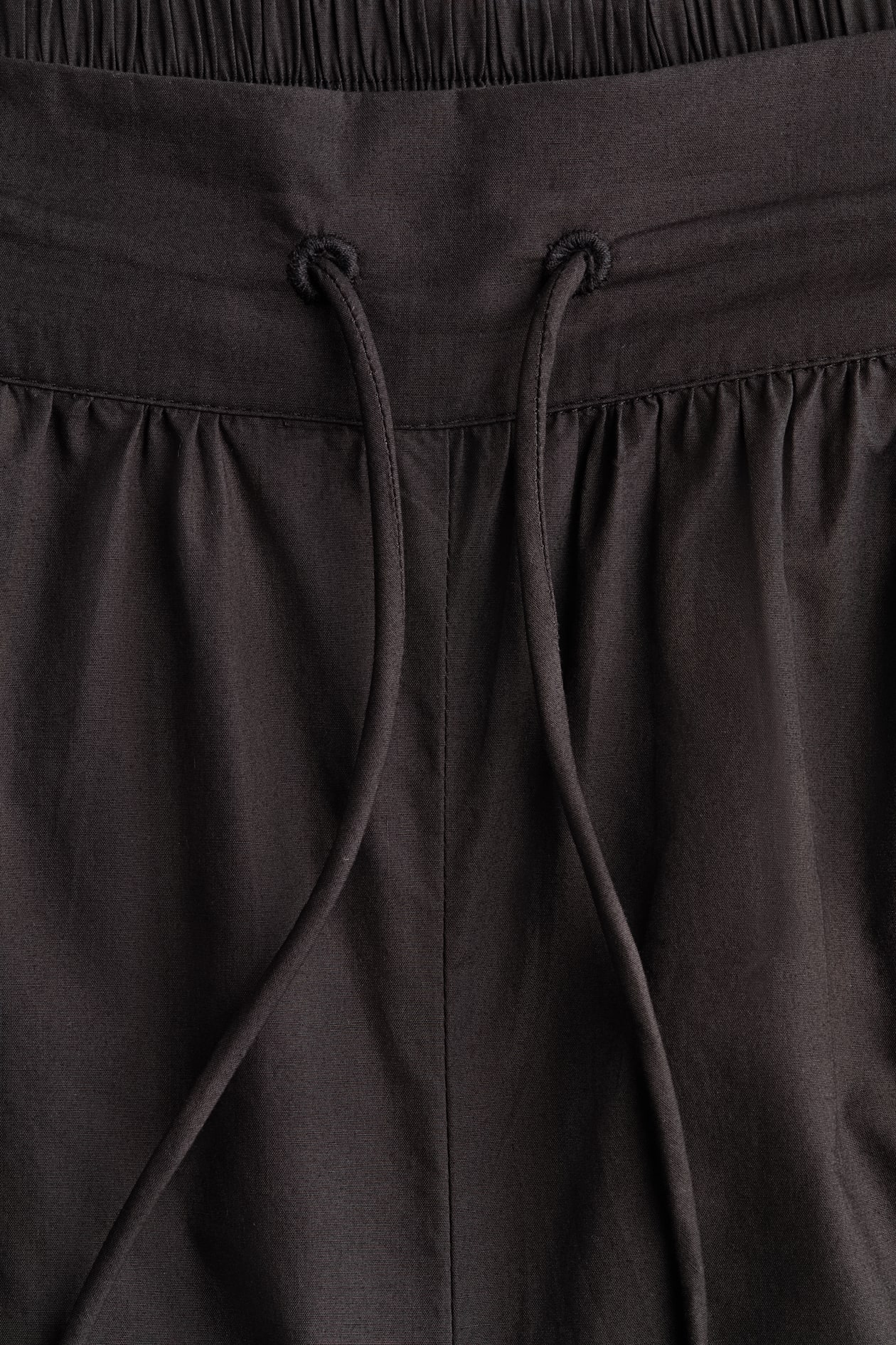 Balloon-Leg Poplin Pants - image 2