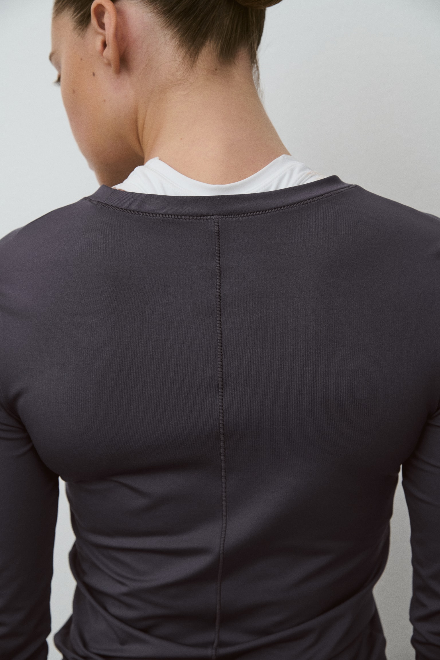 Sports top with DryMove™ - Dark grey/Antique rose/Black/Ivory/Frosty lilac/Warm brown - 4