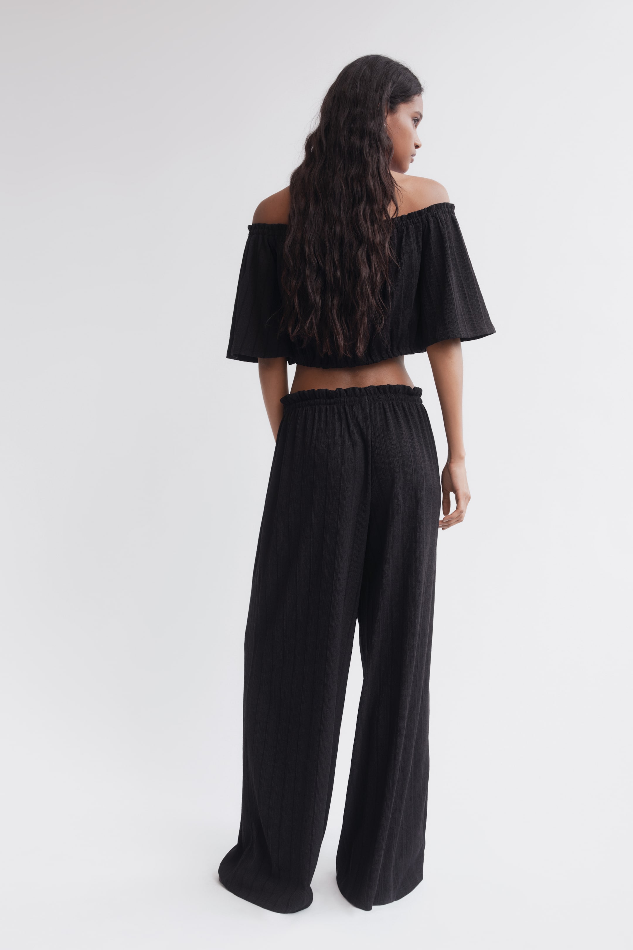 Crinkled Paper-Bag Pants