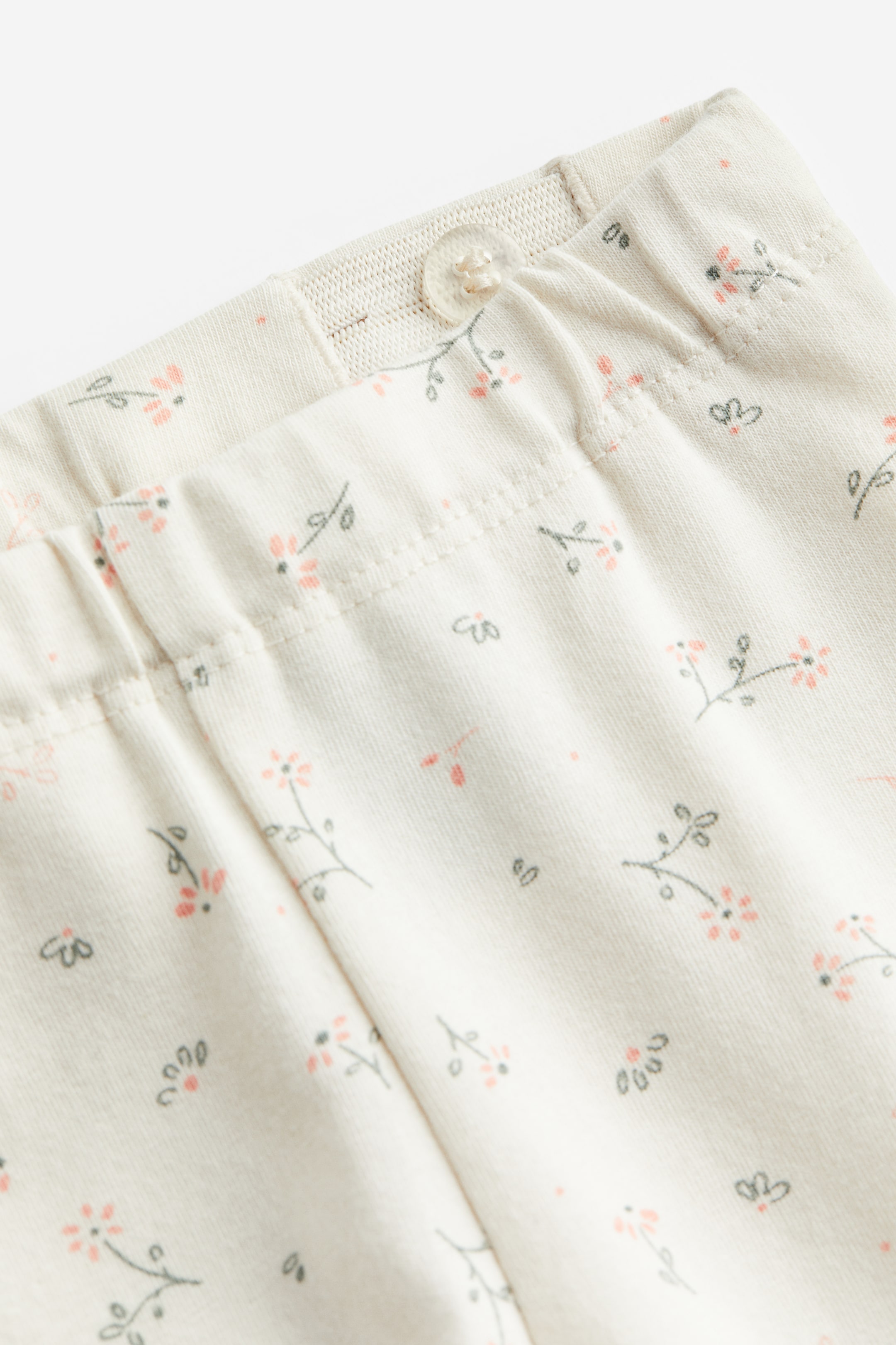 View larger image: 2-piece blouse and leggings set - Dusty green/White - Kids | H&M IN 3