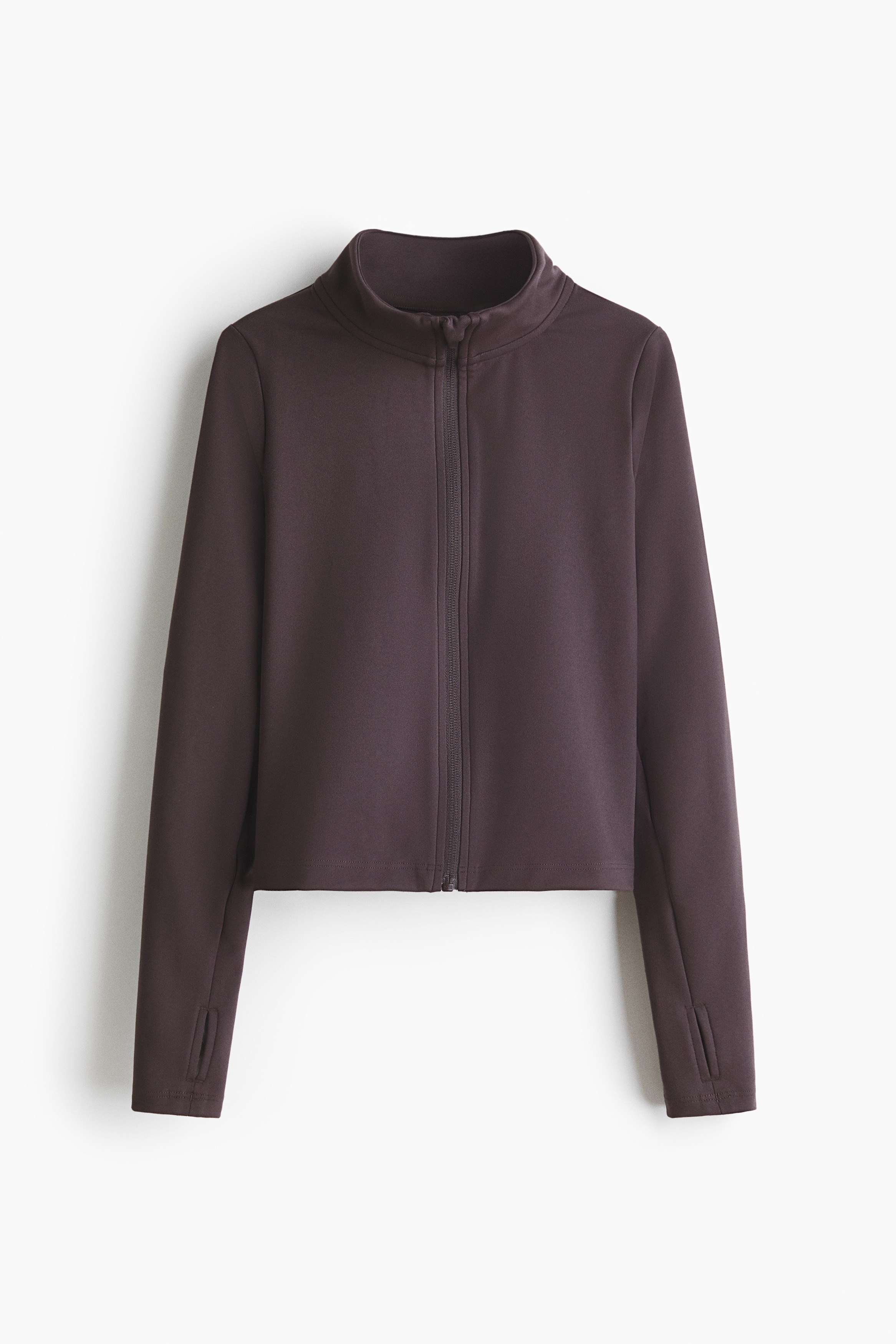 Activewear Jacket with SoftMove™ - Eggplant/Black/Ivory white