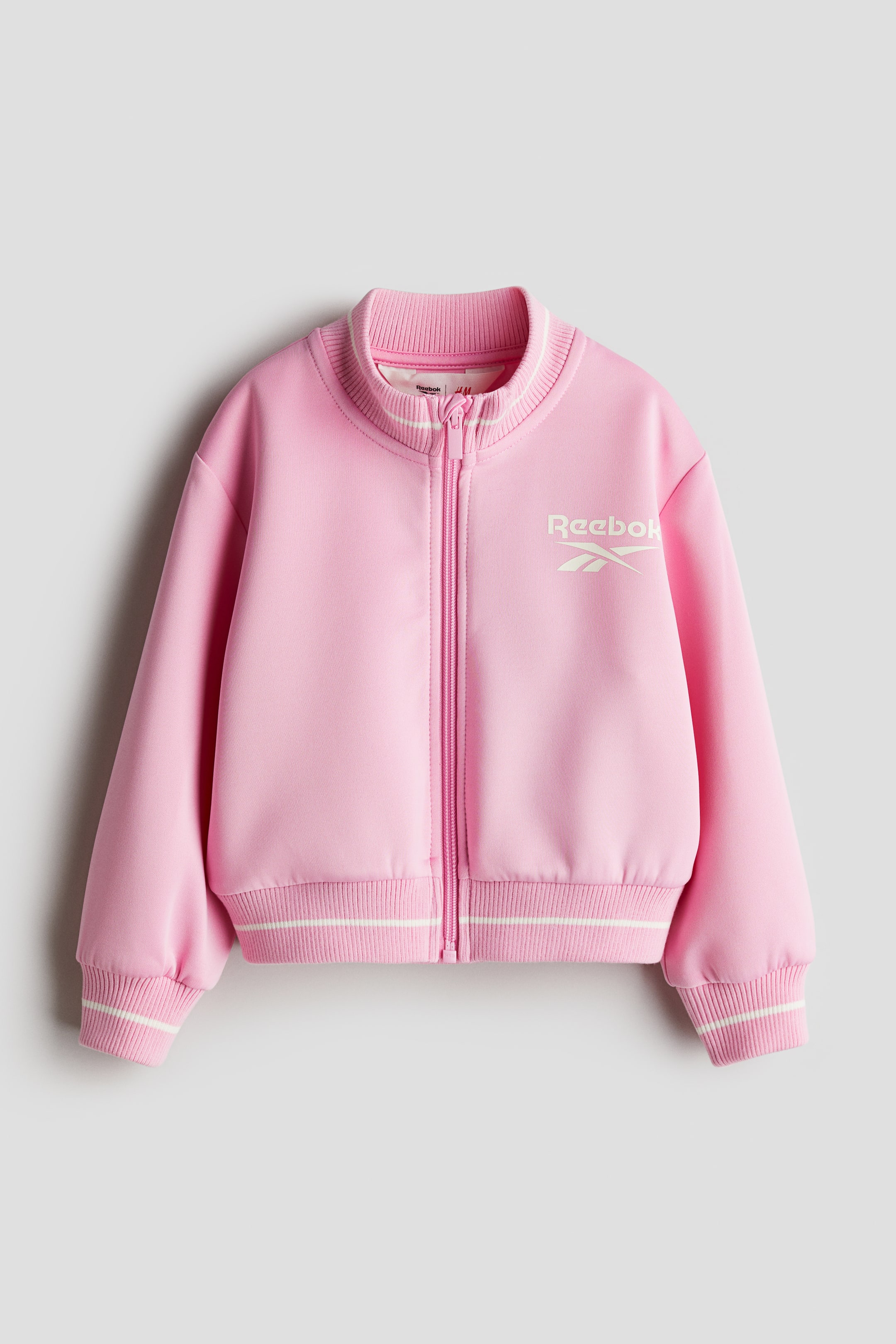 Print-motif track jacket - Pink/Reebok - Kids | H&M GB 5