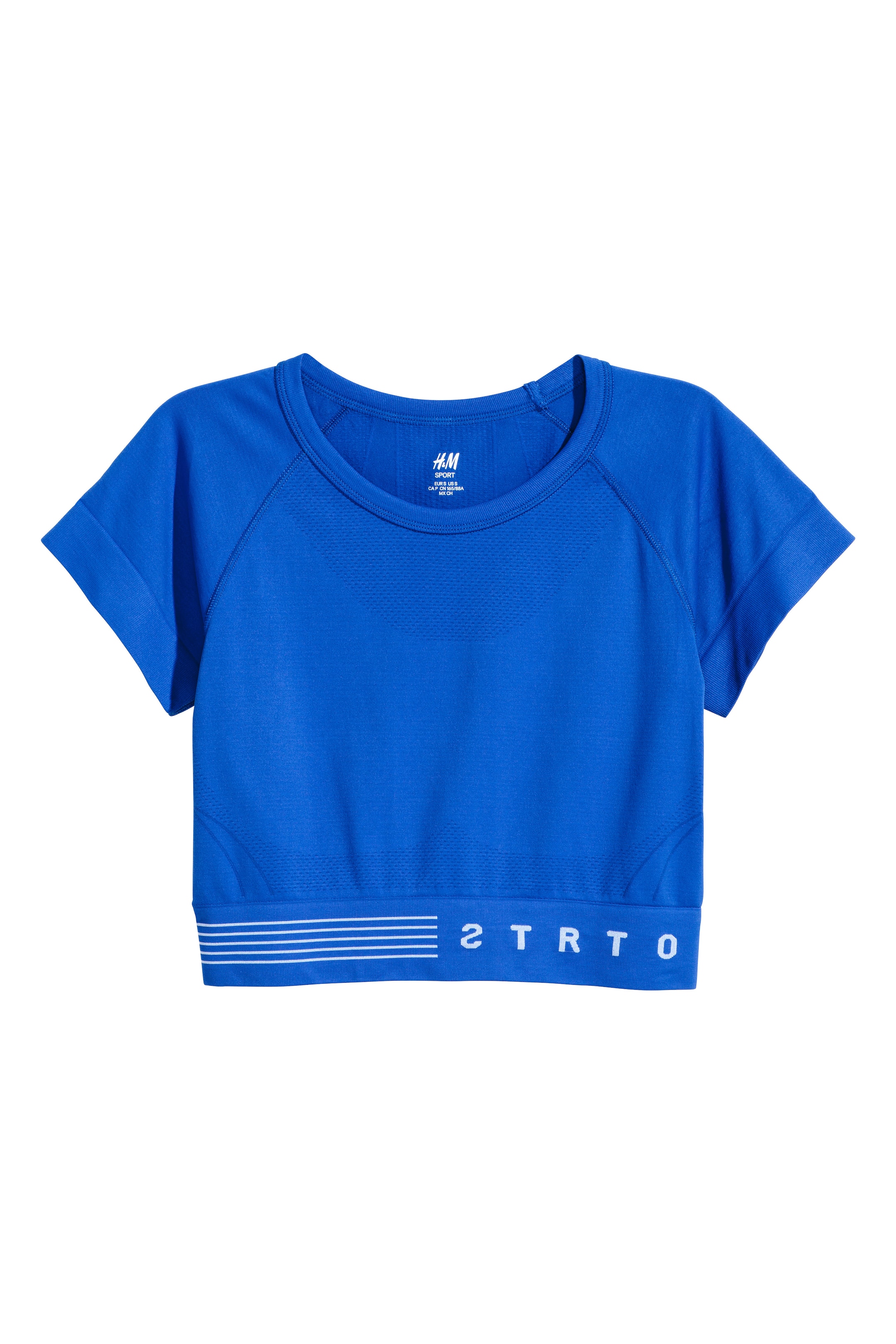 View larger image: Short sports top - Blue - Ladies | H&M GB 1