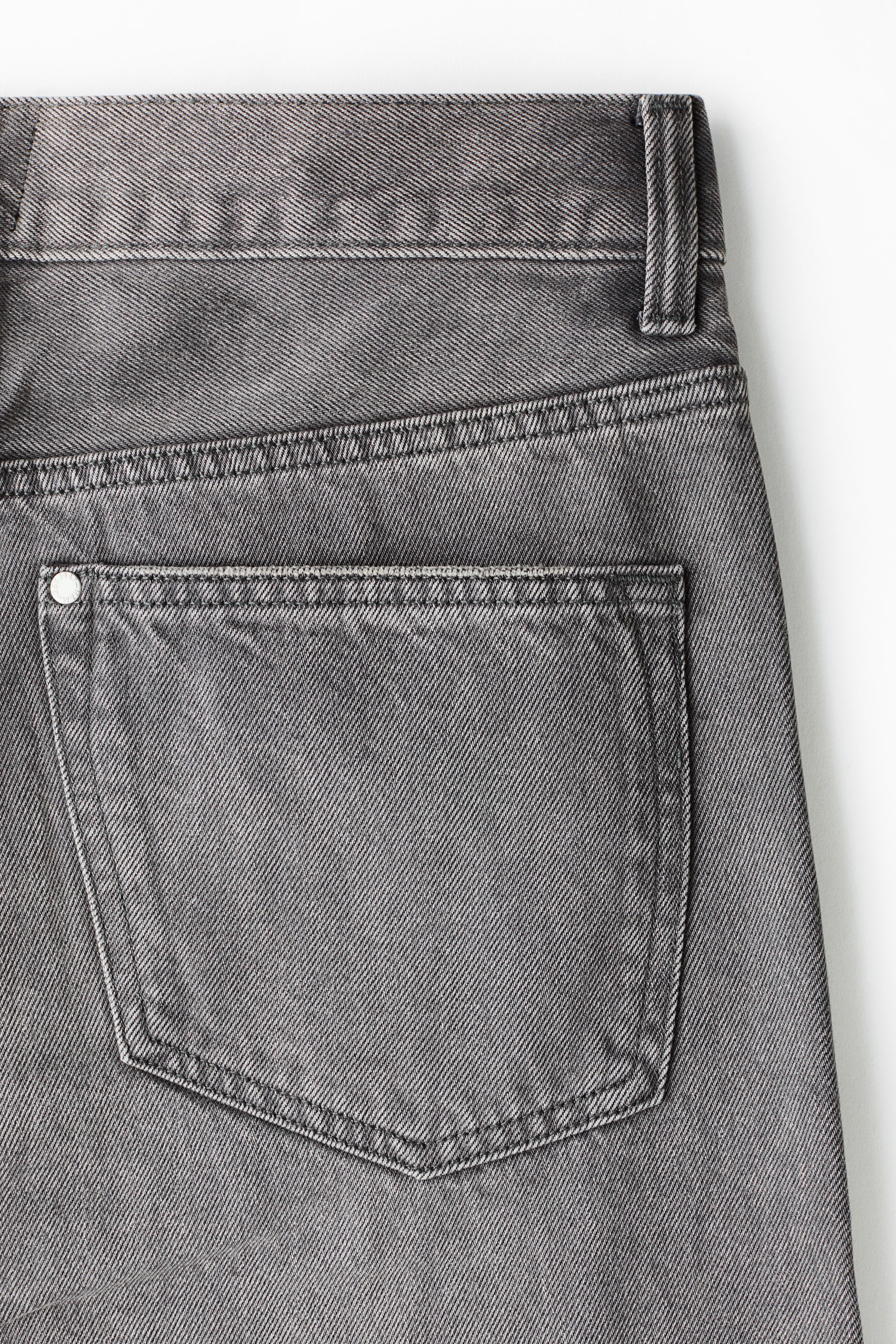 View larger image: Loose Straight Jeans - Dark grey - Men | H&M 6