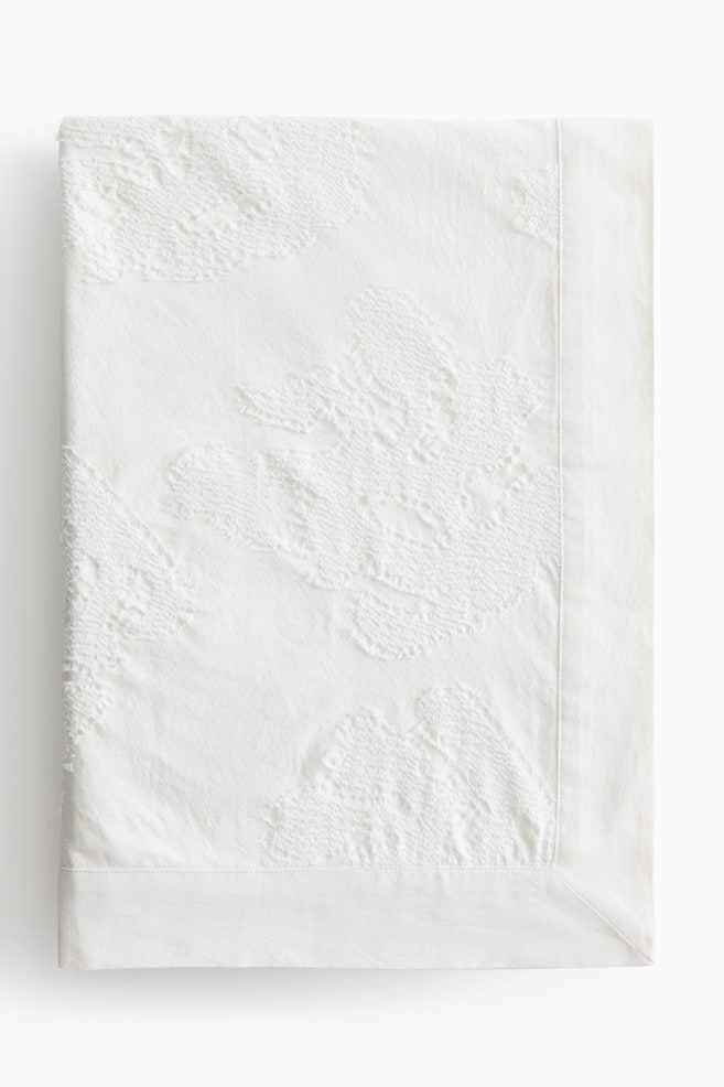 Tagesdecke aus Baumwollgemisch - Weiß - 1