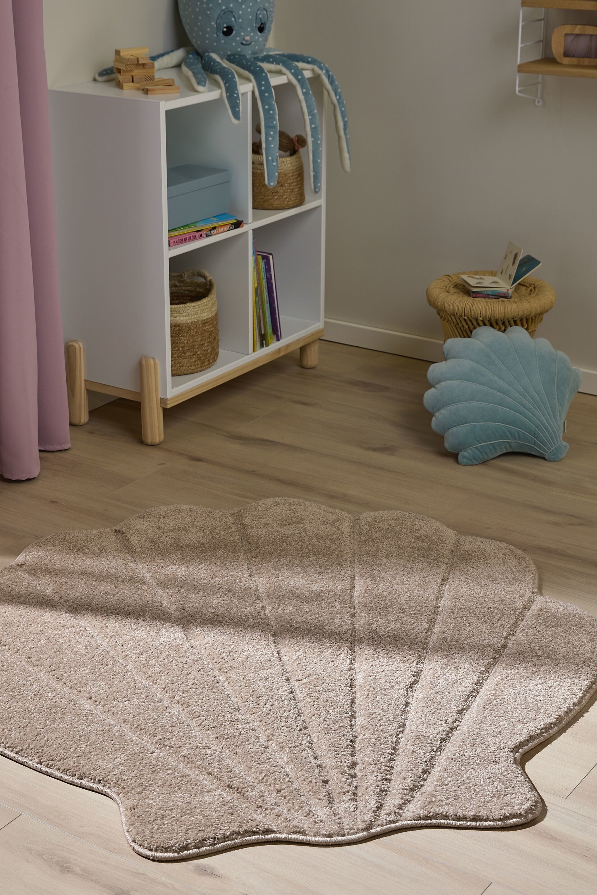 Kids Rug Nori - Bege/Rosa/Creme