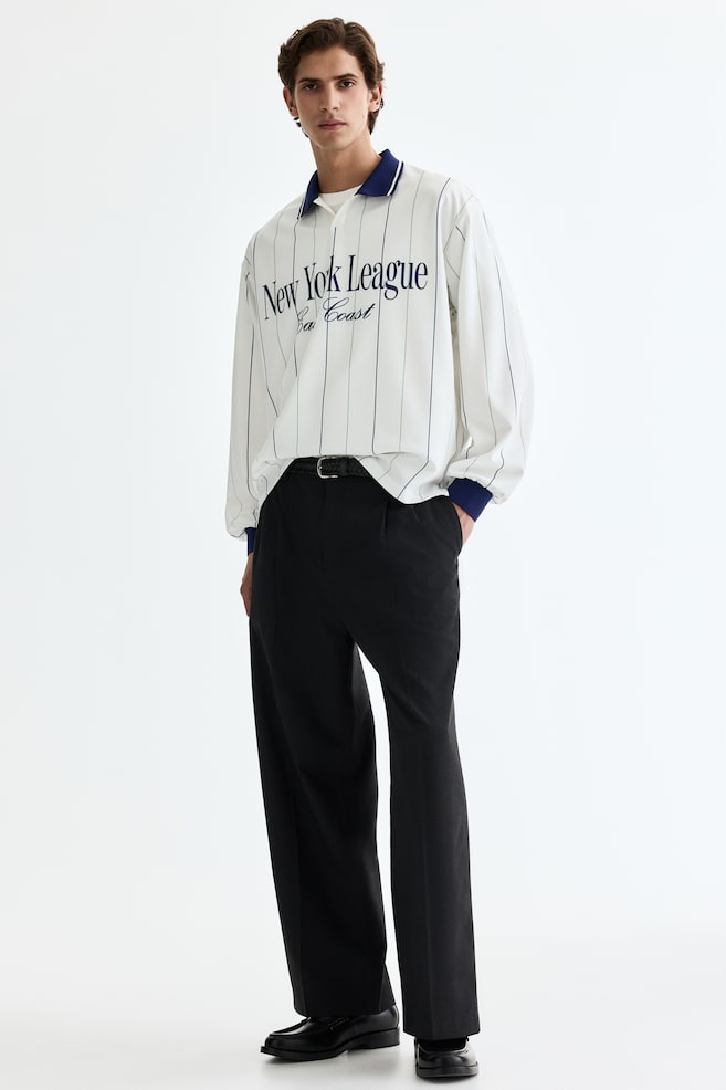 Loose-Fit Soccer Shirt - White/New York League - 4
