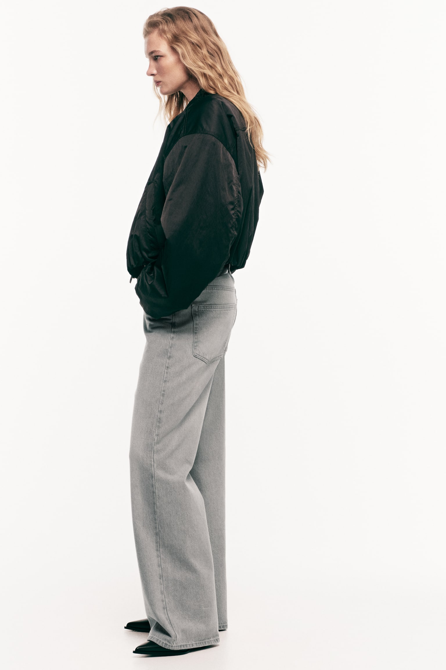 Wide High Jeans - Denim grey/Dark denim blue/Washed black/Navy denim blue/Dark denim blue/White/Dark denim blue/Black/Denim blue/Light denim blue/Denim blue/Dark grey/Black/Light denim blue/White - 8