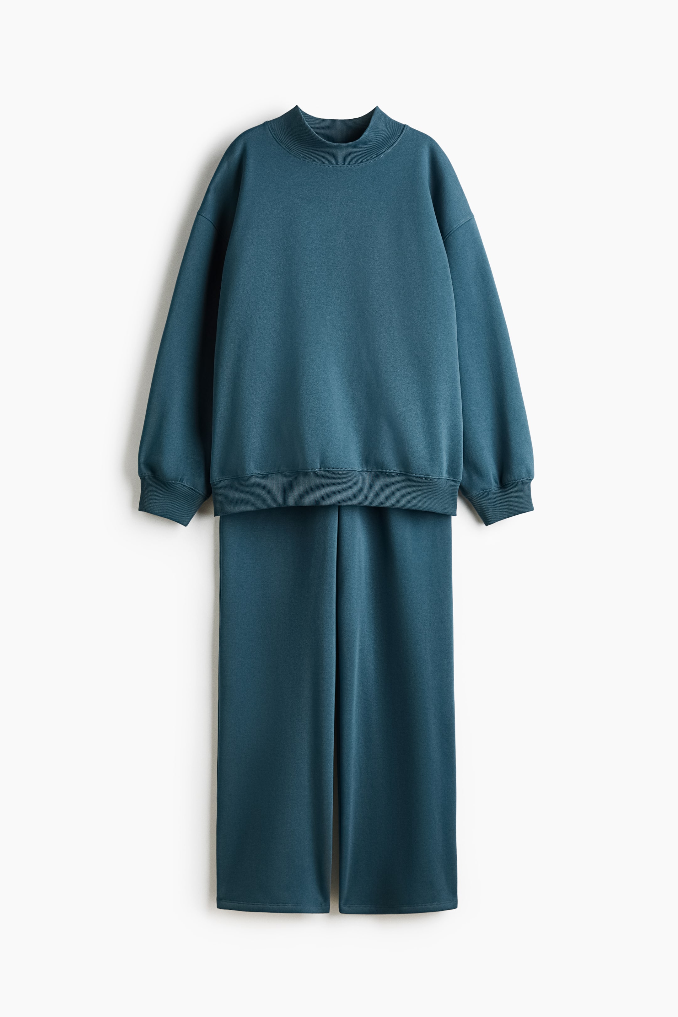 View larger image: 2-piece sweatshirt set - Dark turquoise - Ladies | H&M 1