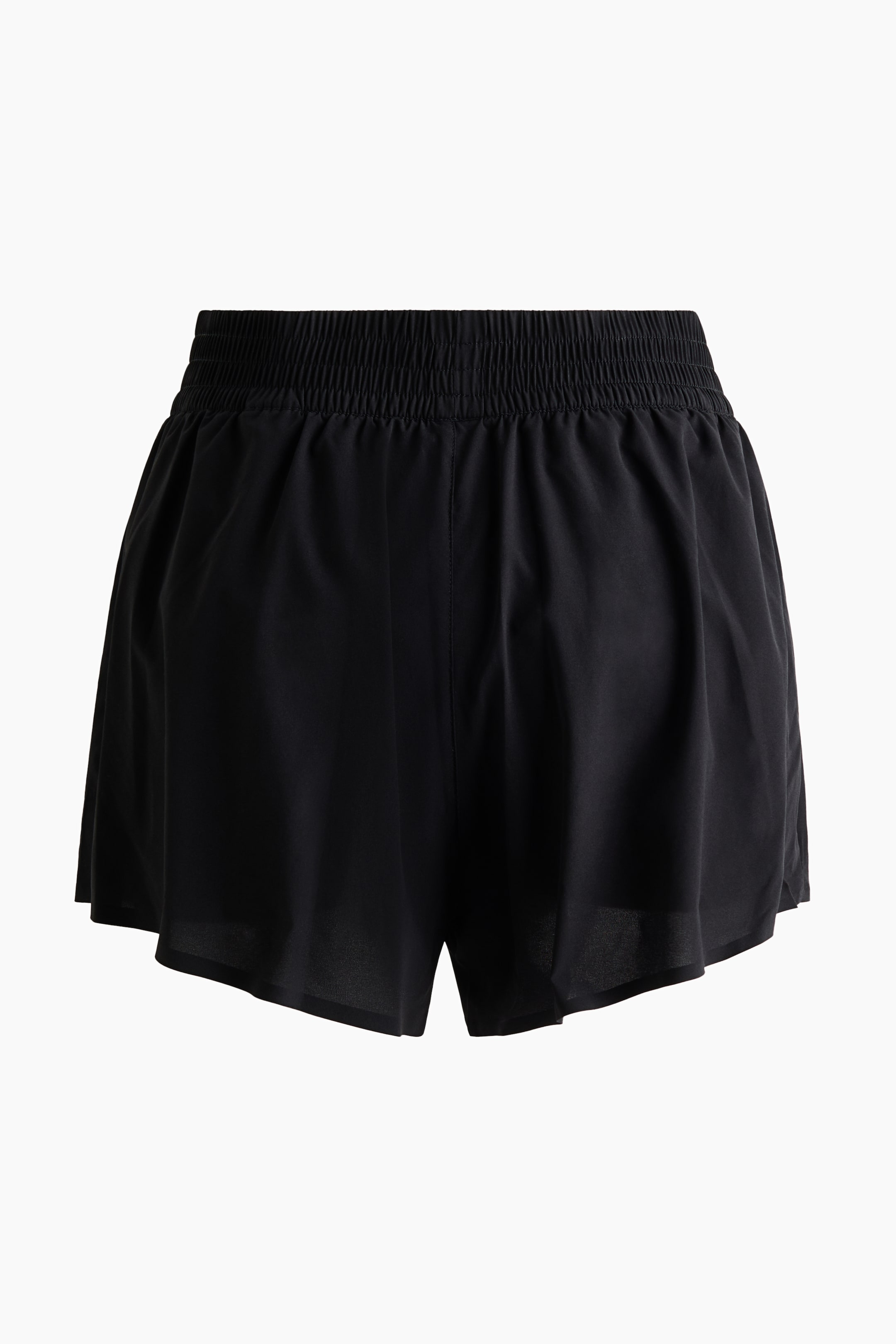 Layered Sports Shorts with Pocket