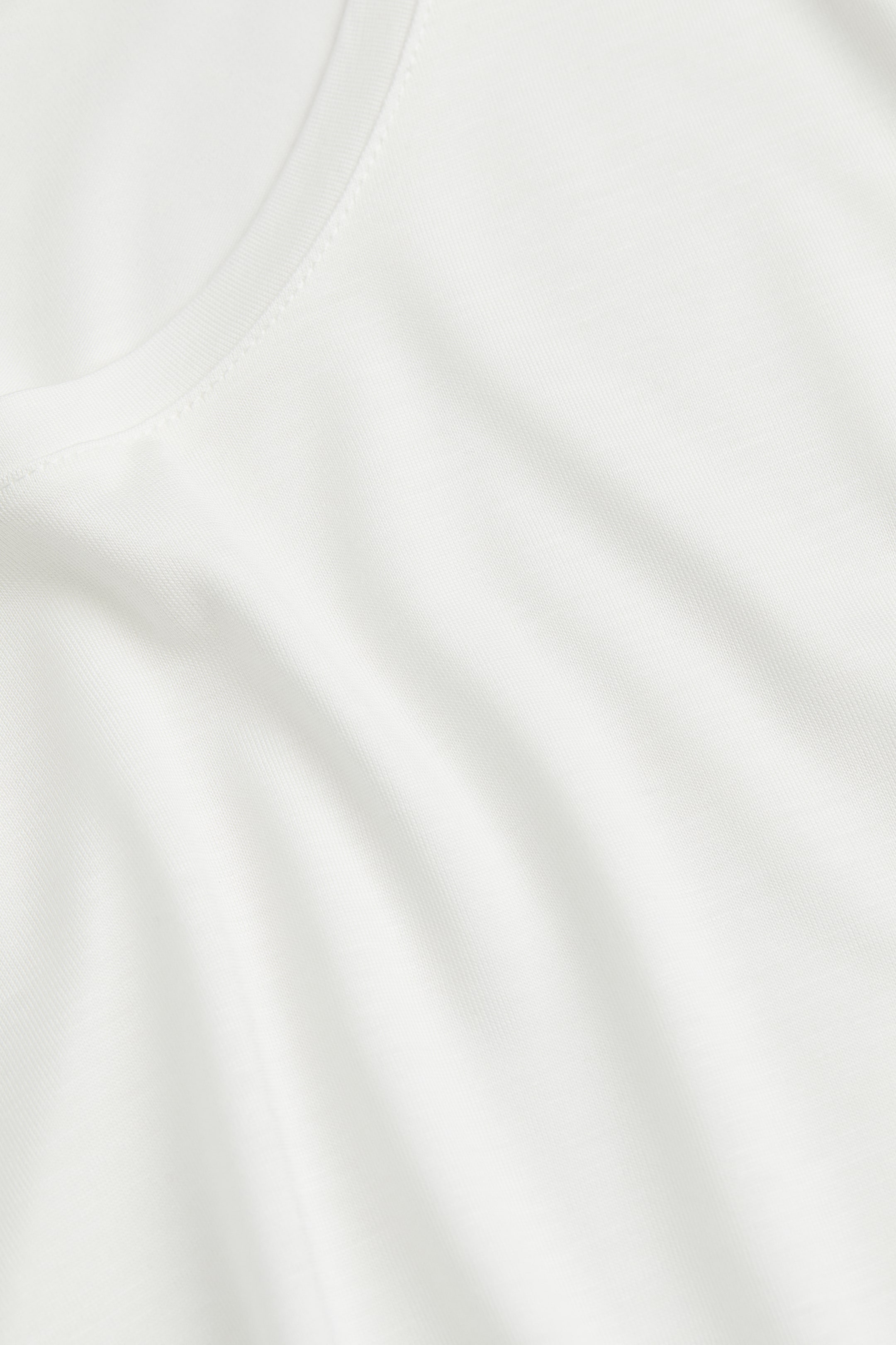 查看大圖: 低領T恤 - 白色 - Ladies | H&M 2