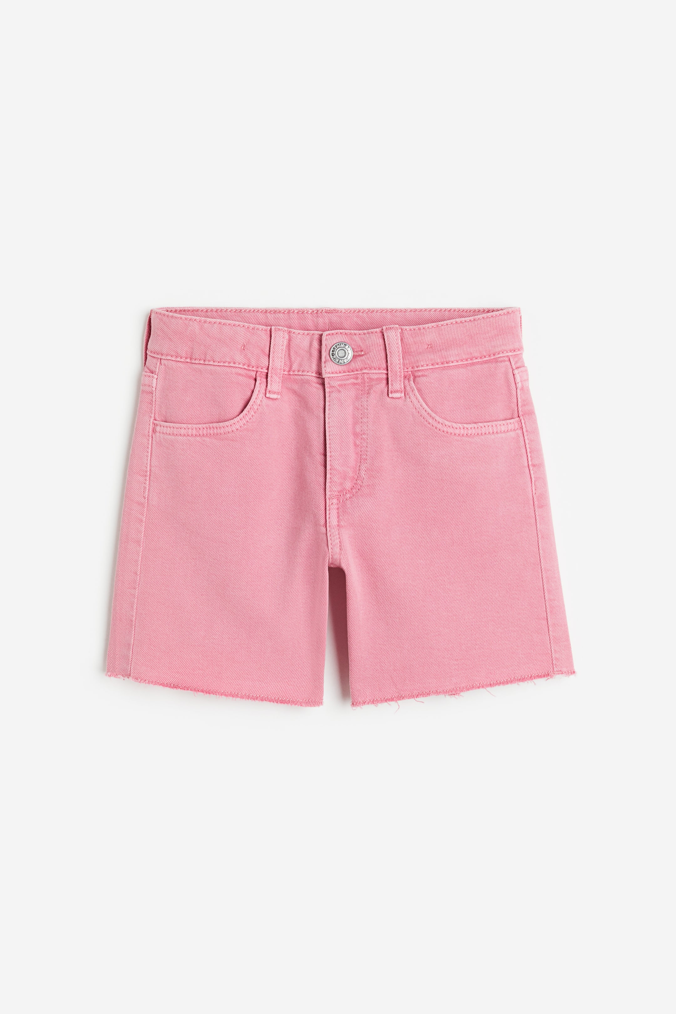 Se større billede: Bermudashorts i bomuldsdenim - Rosa - BØRN | H&M DK 1
